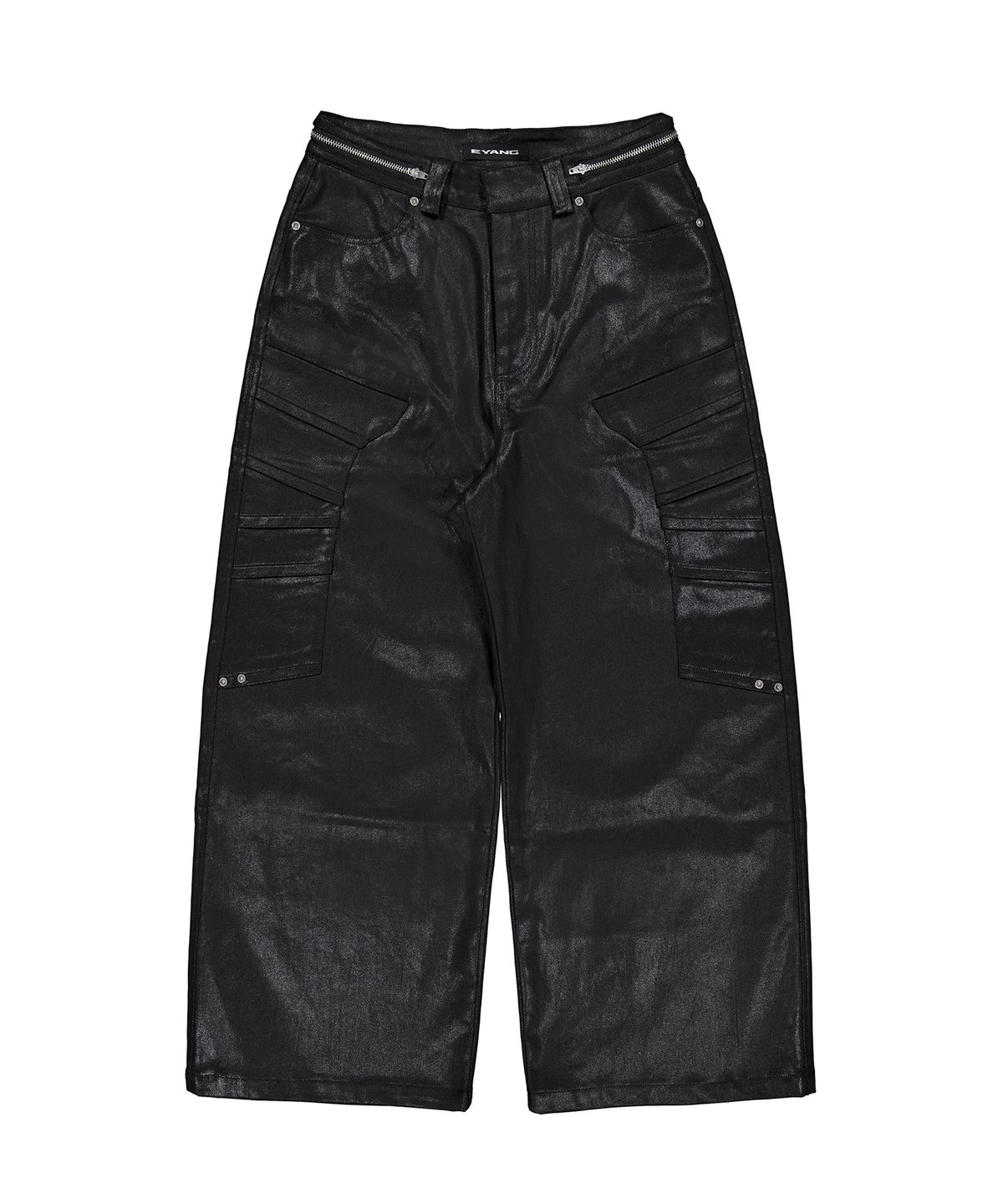 이양(EYANG) GLOW DENIM WIDE PANTS