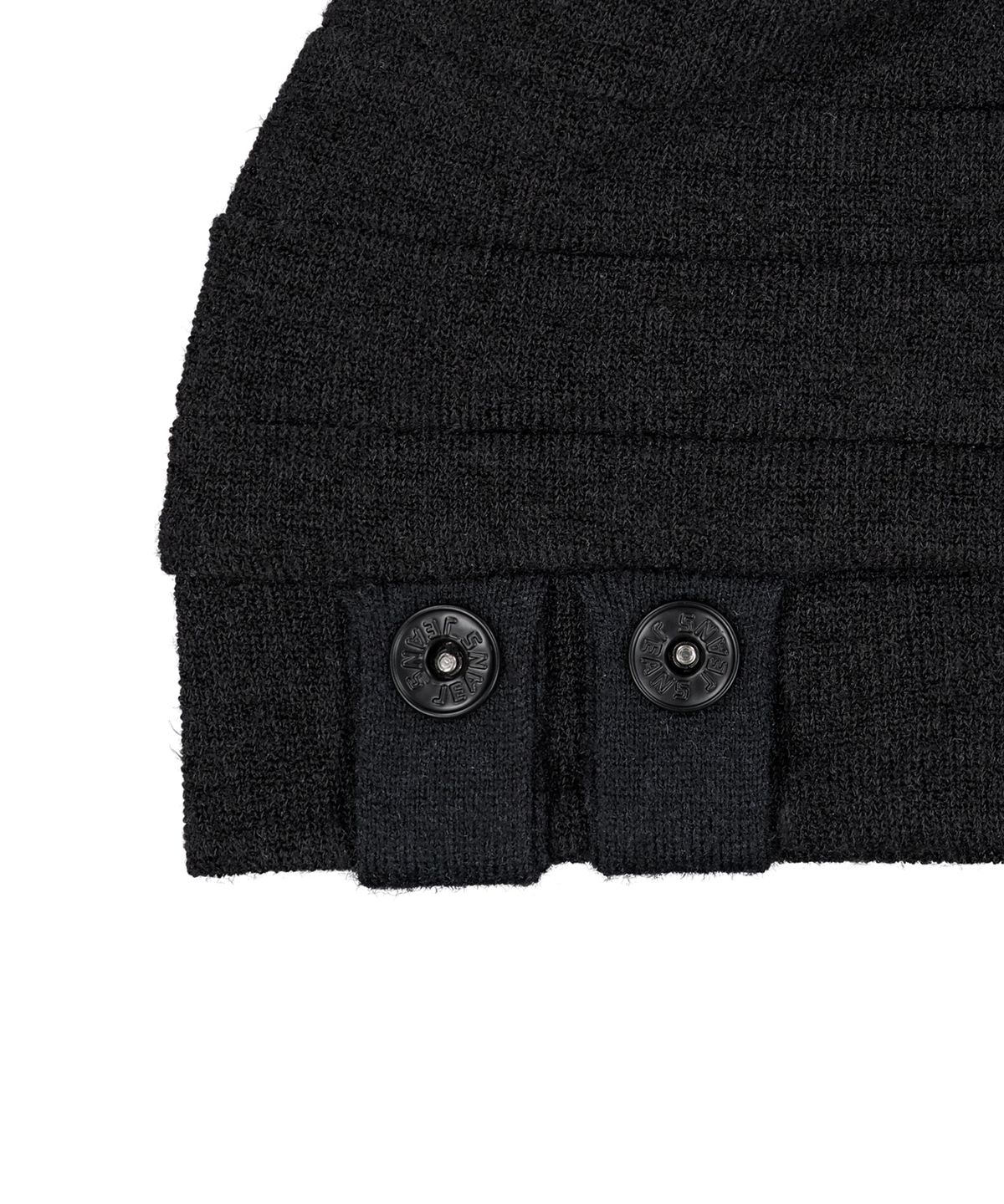 이양(EYANG) DOUBLE TAB BUTTON BEANIE