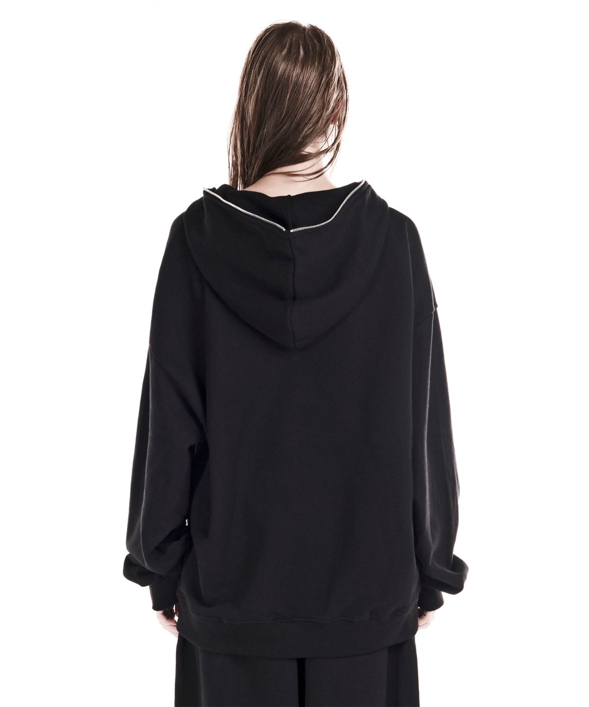 이양(EYANG) PARTY GIRL HOTFIX SET HOOD ZIP-UP BLACK