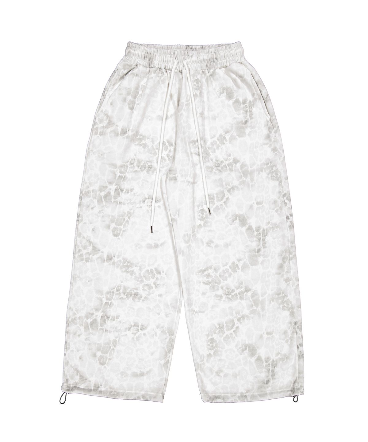 이양(EYANG) PARTY GIRL HOTFIX SET SWEATPANTS WHITE LEOPARD