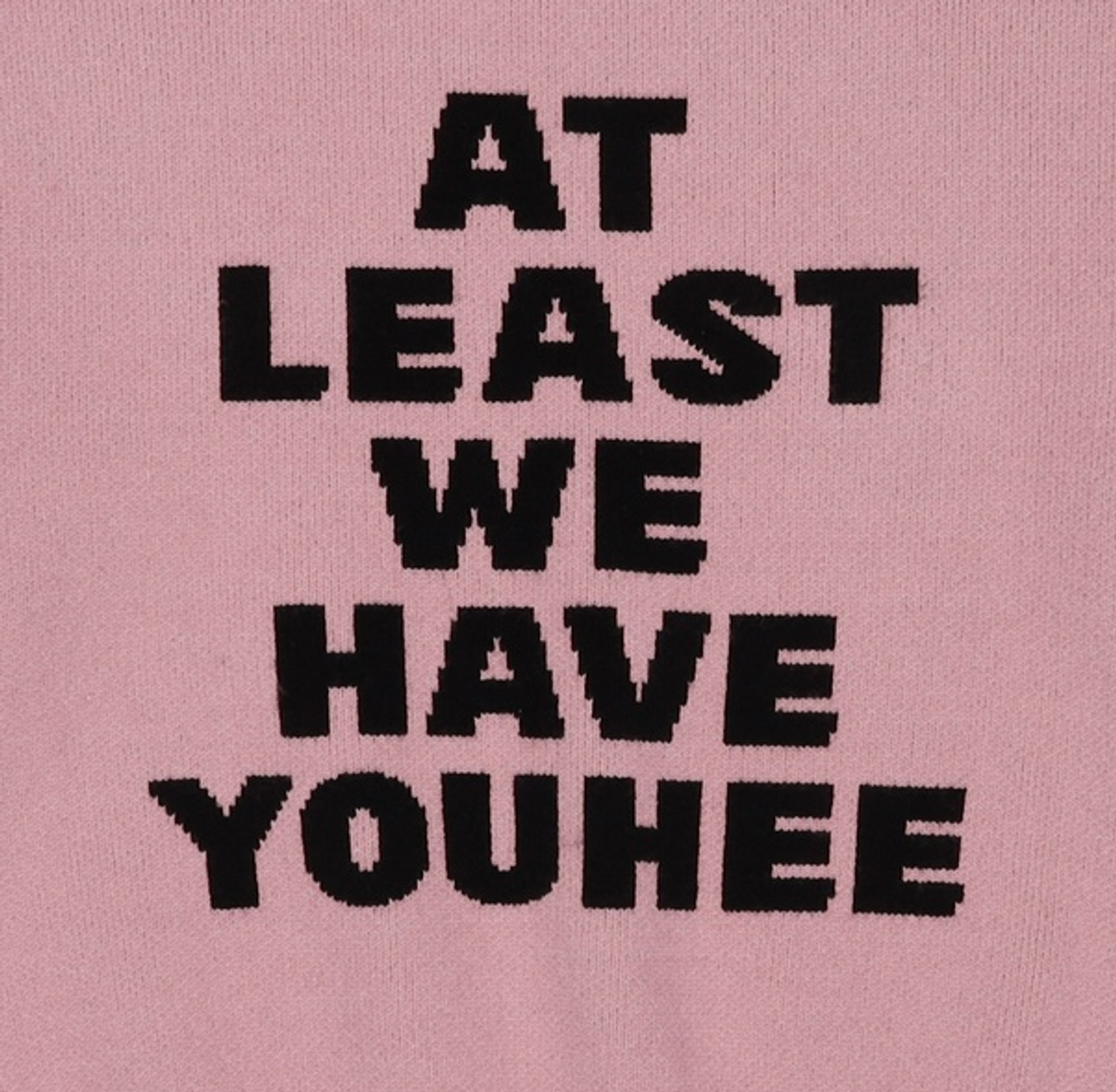 유희(YOUHEE) YOUHEE LETTERING PULLOVER KNIT PINK FREE