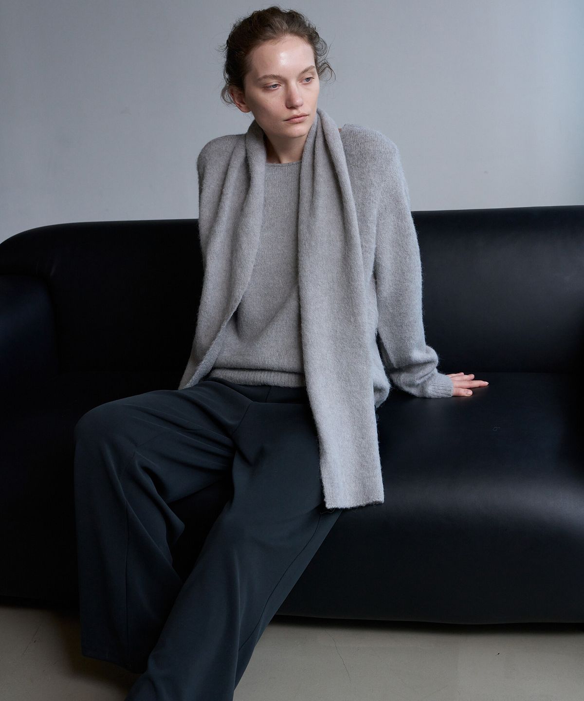 린테(LYNTE) Fluid Modal Pants (Deep Ink)