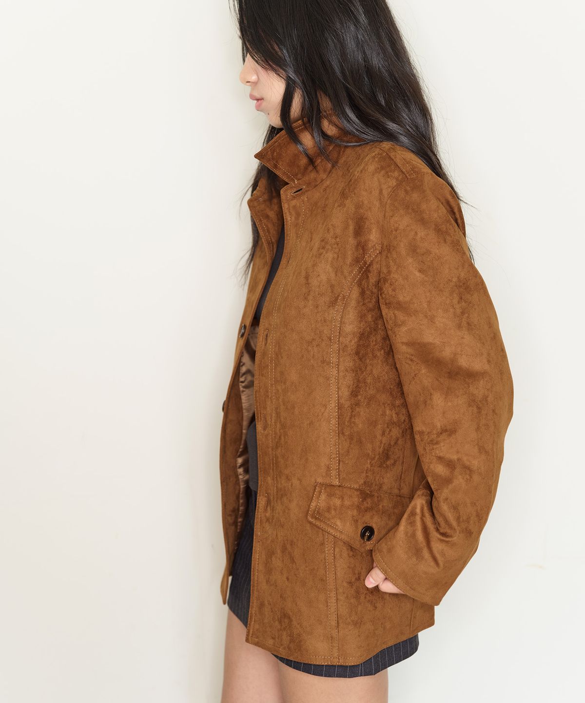 홈바디띵즈(HOMEBODY THINGS) Classic Suede Jacket