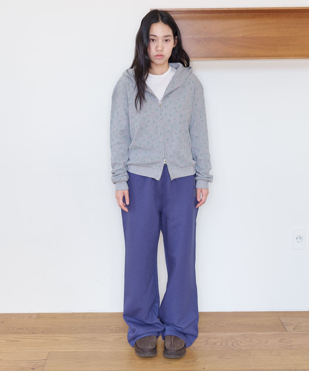 홈바디띵즈(HOMEBODY THINGS) Spiral Heavy Cotton Sweatpants (NAVY)