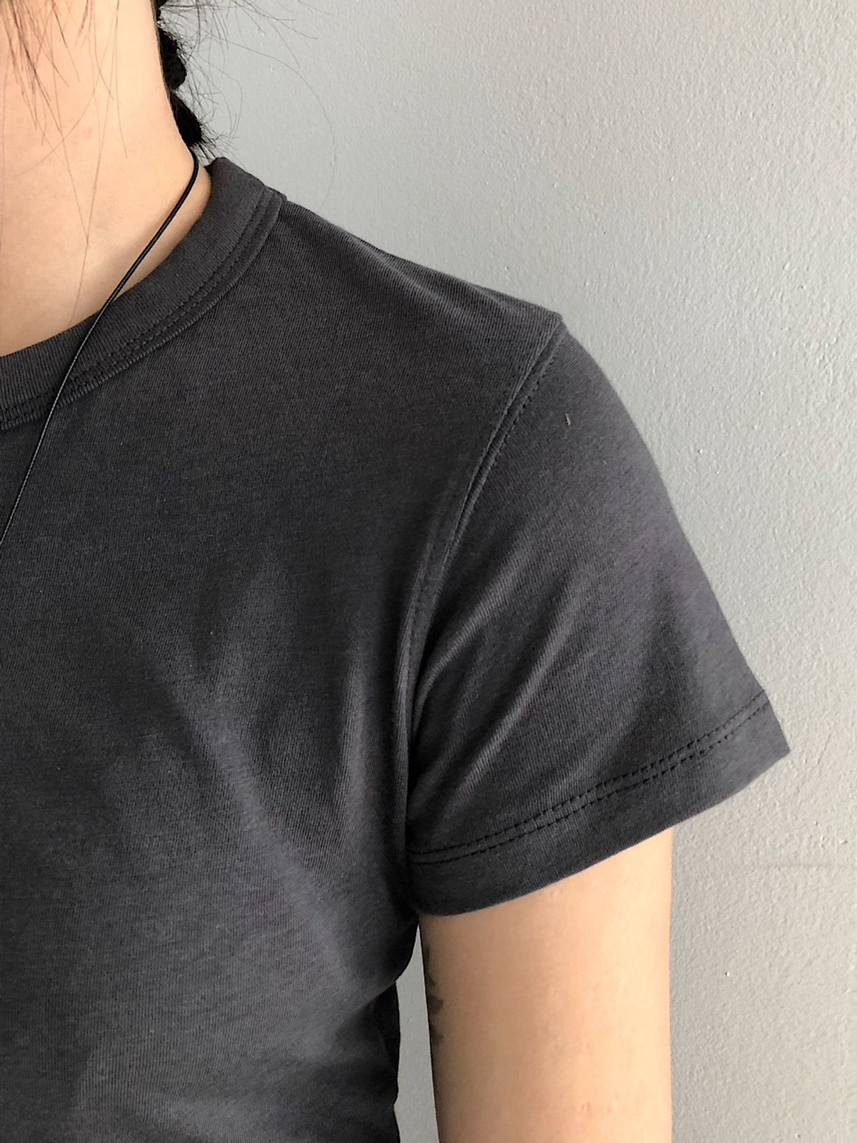 아포엠(APOEM) Stitch Half T-Shirt (3C)