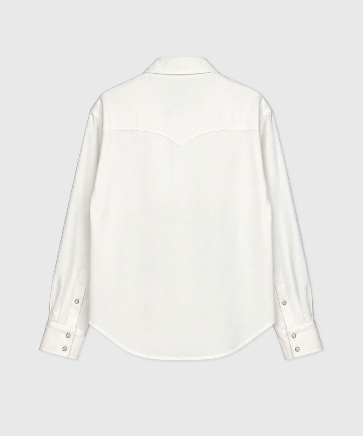 머레스(MURLESS) WESTERN YOKE FLAP SHIRT_OFF WHITE