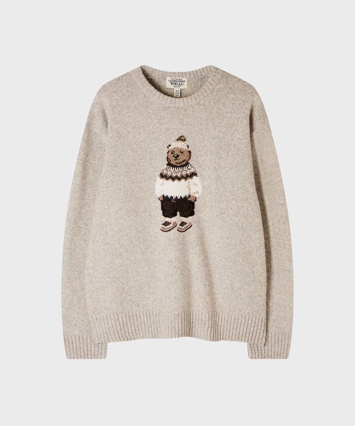 후아유(WHO.A.U) Steve Jacquard Pullover(U) / WHKAG4T26U