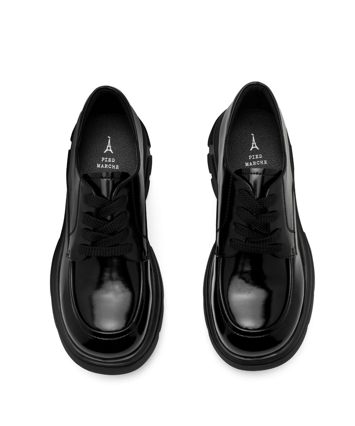 아삐에 마르슈(APIED MARCHE) Le mont 레이스업 소가죽 로퍼 7cm -PM3056 (2color)