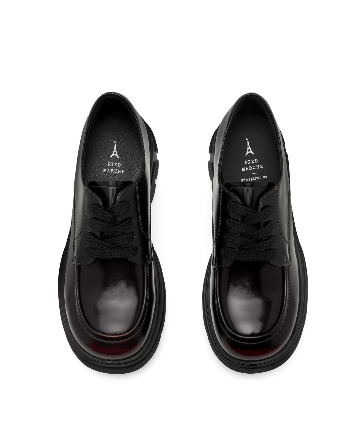 아삐에 마르슈(APIED MARCHE) Le mont 레이스업 소가죽 로퍼 7cm -PM3056 (2color)