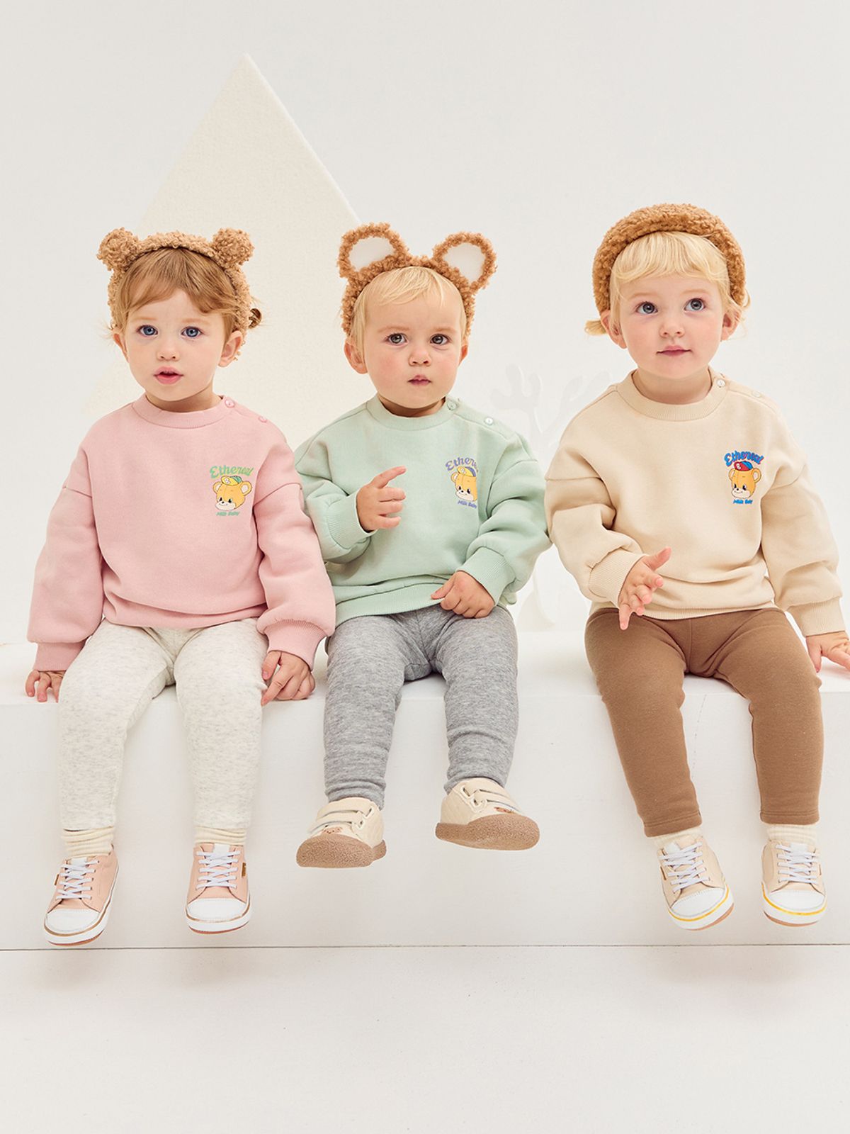 밀크베이비(MILKBABY) 따뜻한 밍크기모 아기레깅스