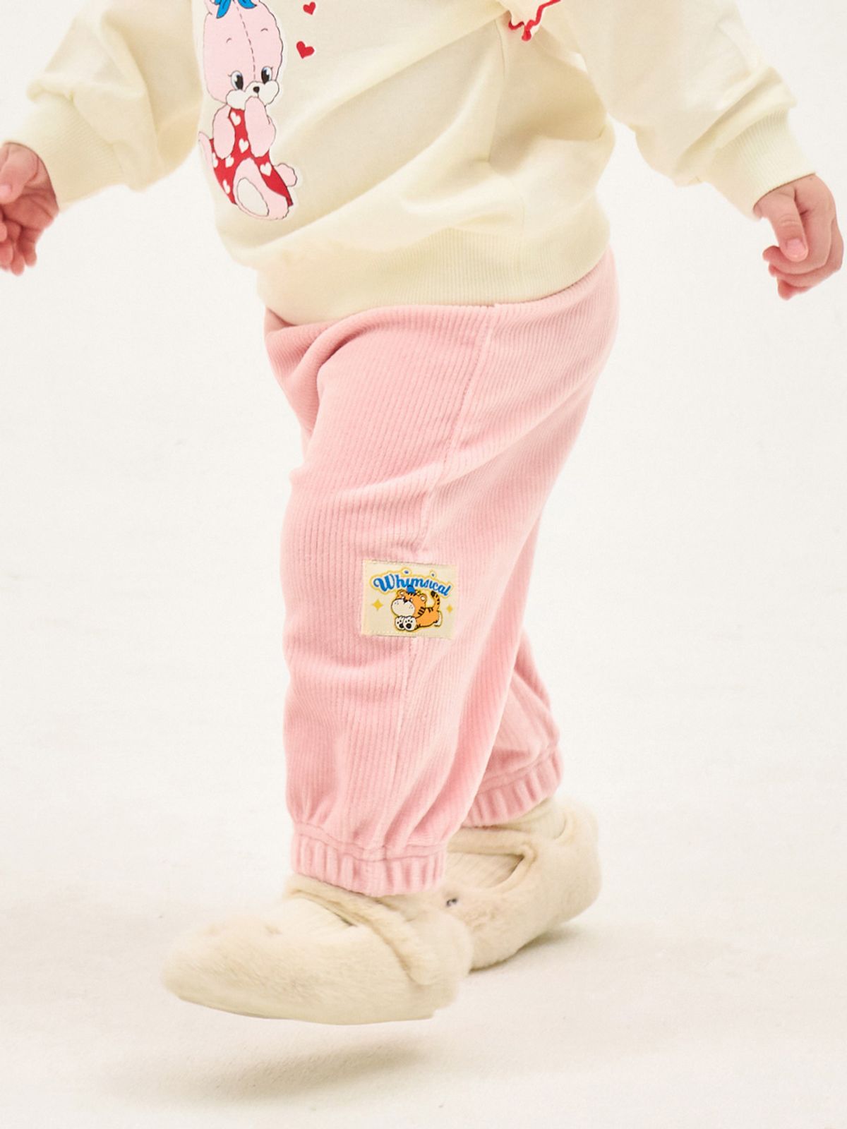 밀크베이비(MILKBABY) 촉감이부드러운 따뜻벨로아 유아팬츠