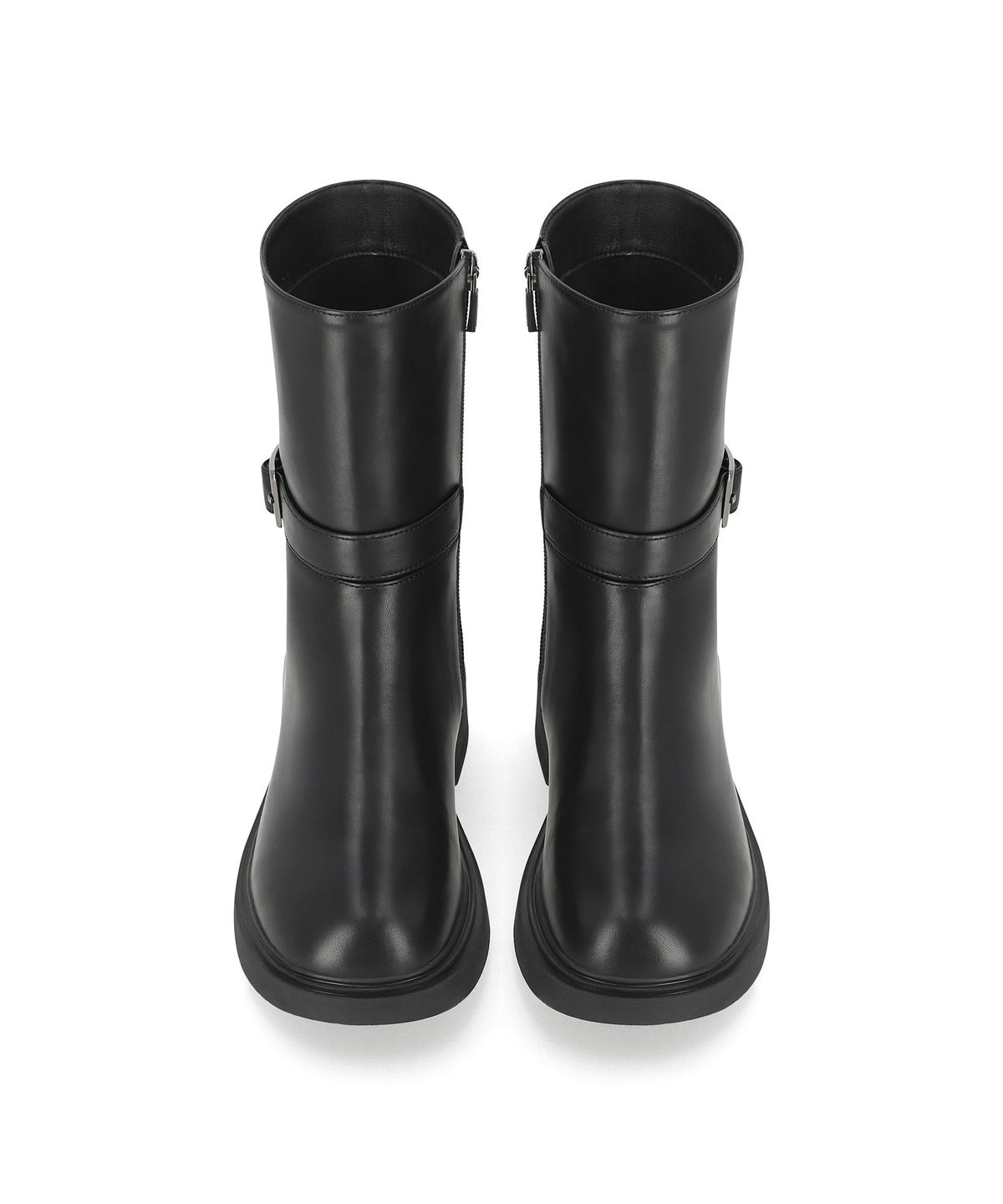 엘칸토(ELCANTO) 마쯔 여성 버클 바이커 부츠 3.5cm LCWA10M64V