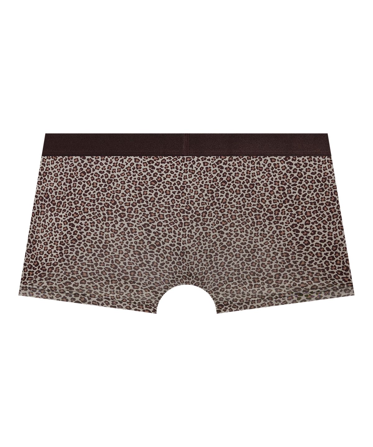 엘르이너웨어(ELLE INNERWEAR) 브라운 레오파드 드로즈 남자 사각 팬티