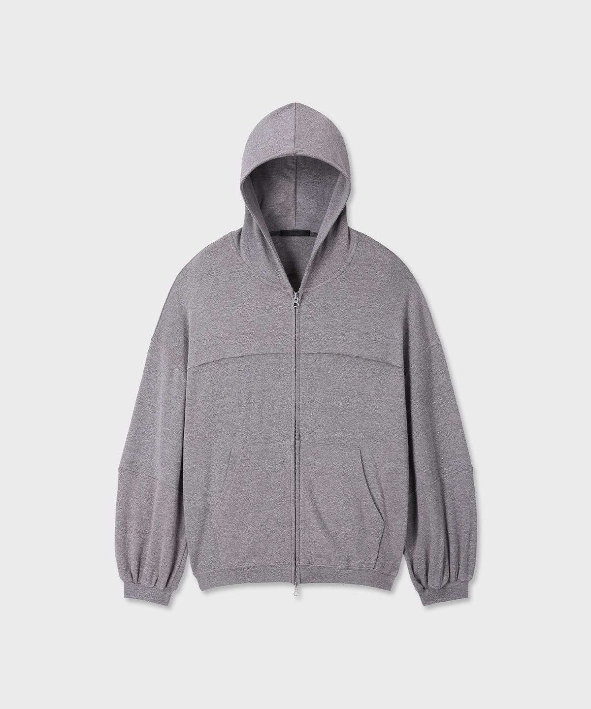 다이브인 우먼(DIVEIN WOMEN) ANGORA SOFT HOOD ZIP-UP (GRAY)