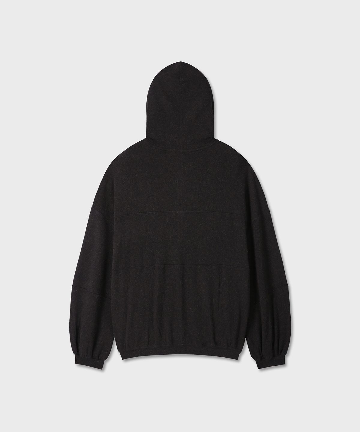 다이브인 우먼(DIVEIN WOMEN) ANGORA SOFT HOOD ZIP-UP (BLACK)