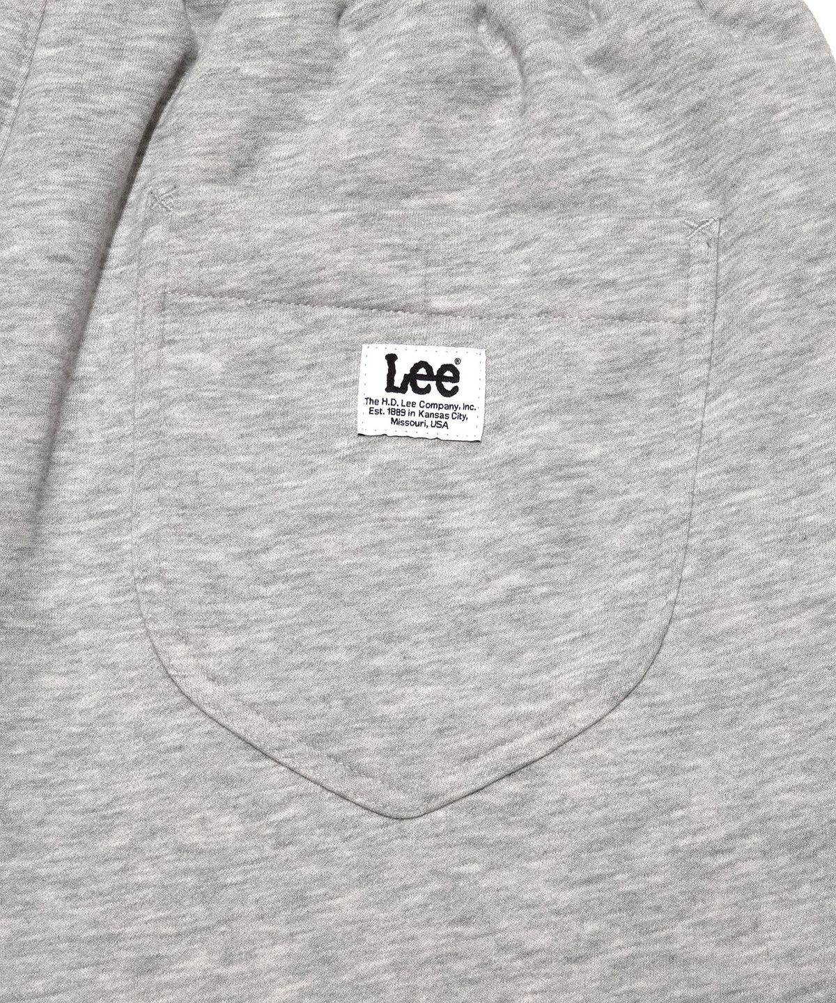 리(LEE) 오버사이즈드 기모 스웻 팬츠 그레이
