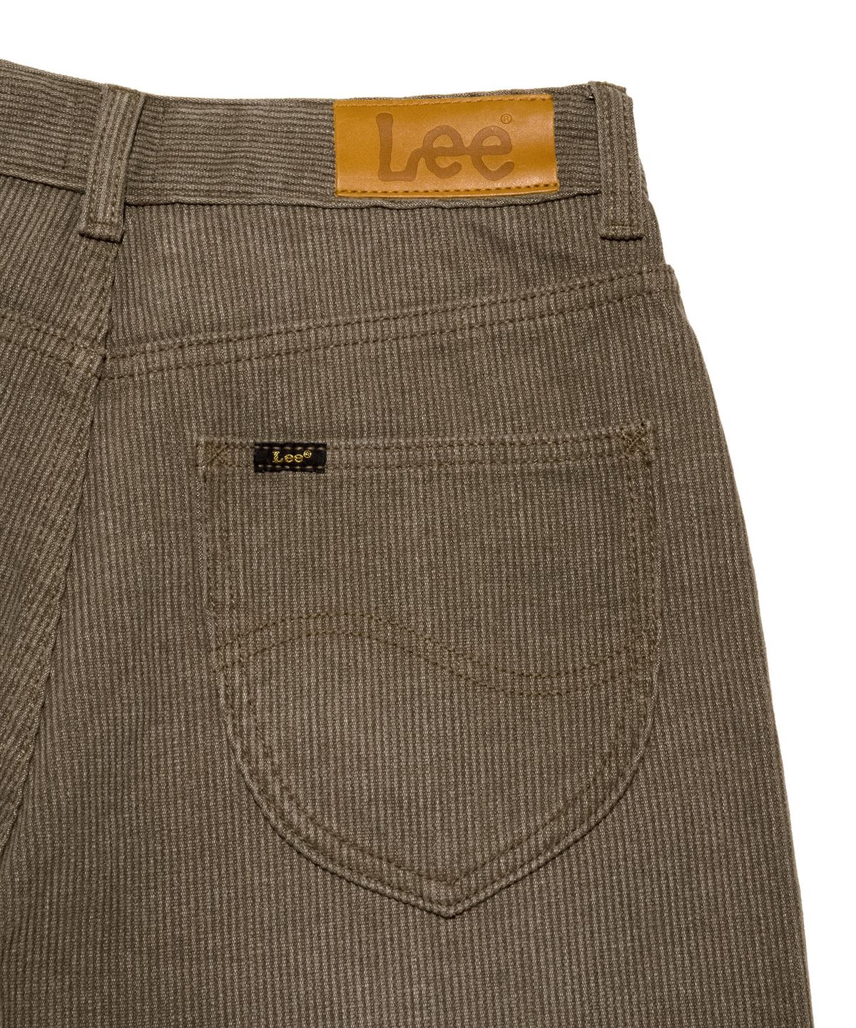 리(LEE) 우먼 릴랙스드핏 코듀로이 데님 팬츠 브라운