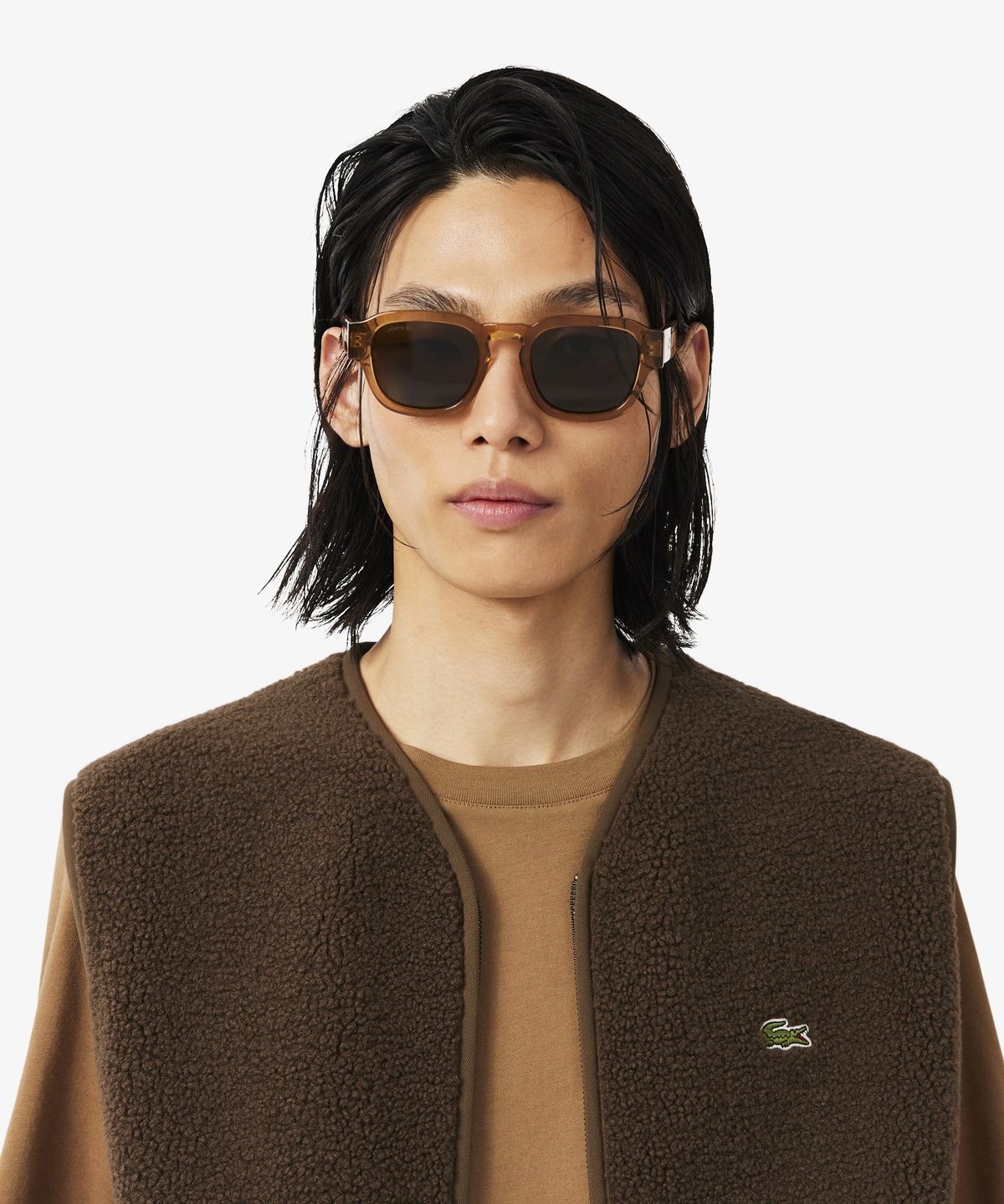 라코스테(LACOSTE) 남성 쉐르파 베스트 BH8670-56N Z7X