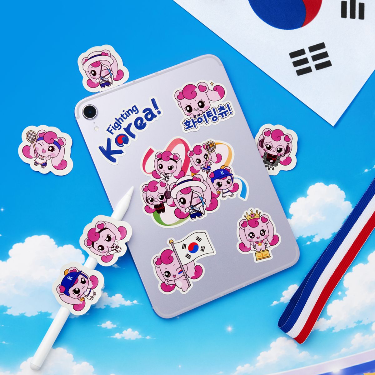 캐치 티니핑(CATCH TEENIEPING) 하츄핑 스포츠 리무버블 스티커팩