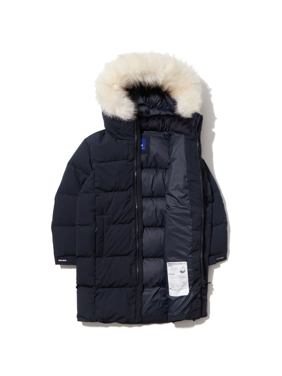 아이더(EIDER) POP ON BLONDIE 2.4 (블론디 2.4) 키즈 UNI 롱 다운 자켓_Dark Navy_JUW24591N9
