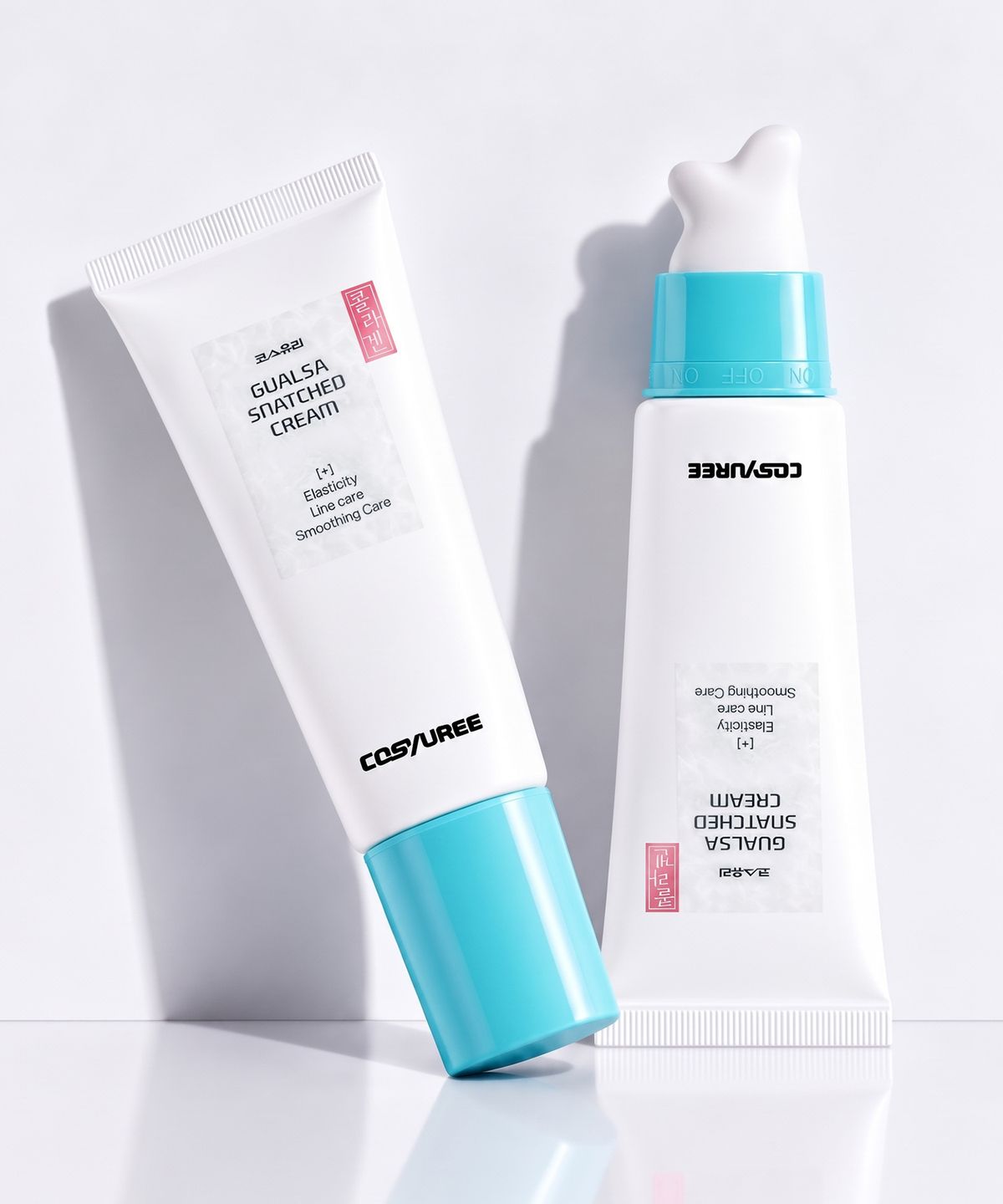 코스유리(COSYUREE) 괄쎄라 리프팅 얼굴 마사지 콜라겐 괄사 밀당 크림 60mL
