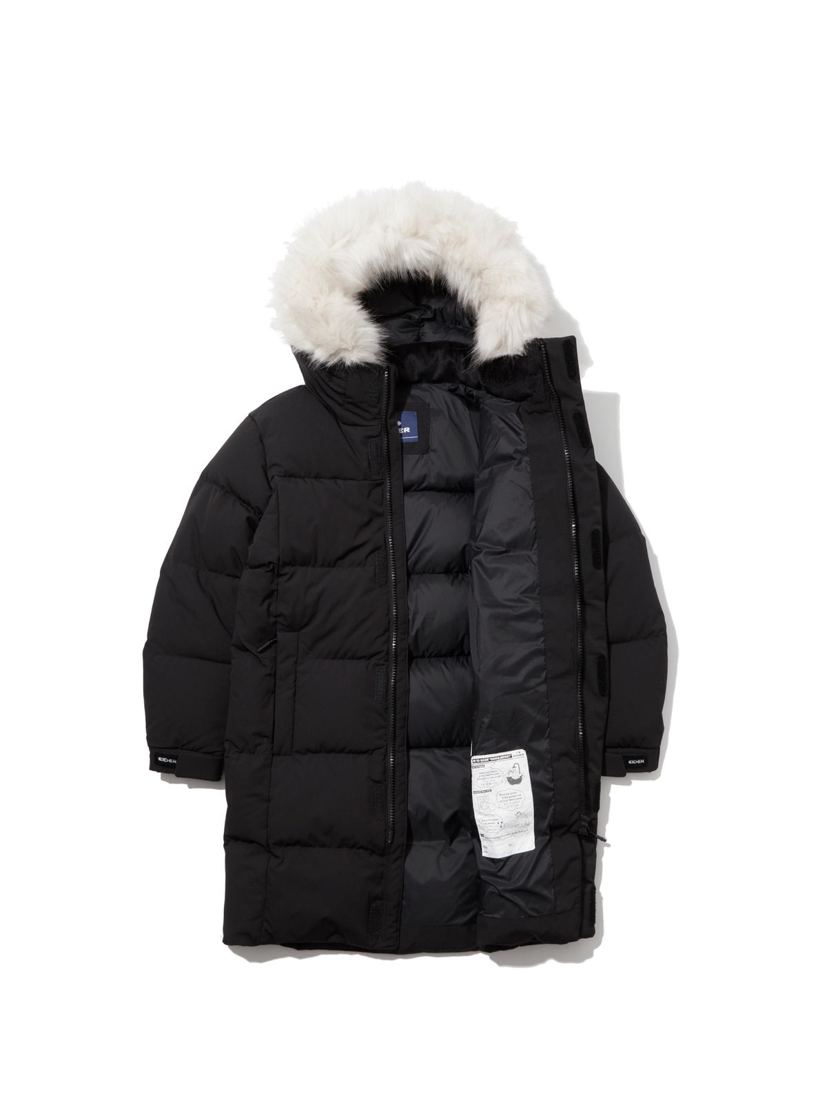 아이더(EIDER) POP ON BLONDIE 2.4 (블론디 2.4) 키즈 UNI 롱 다운 자켓_Black_JUW24591Z1