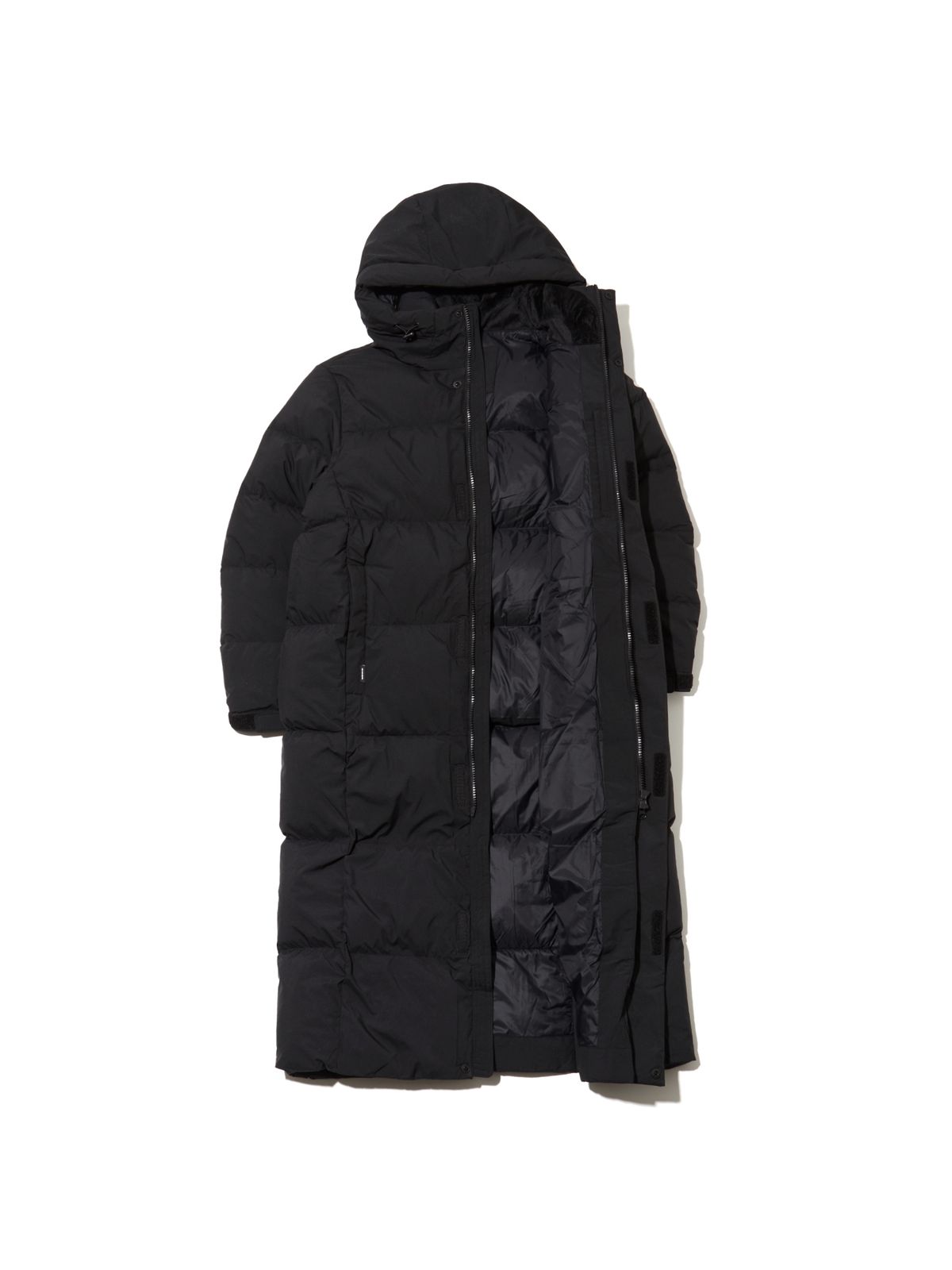 아이더(EIDER) POP ON ZETA 2.5 (제타 2.5) UNI 롱 다운 자켓_Black_DUW25591Z1