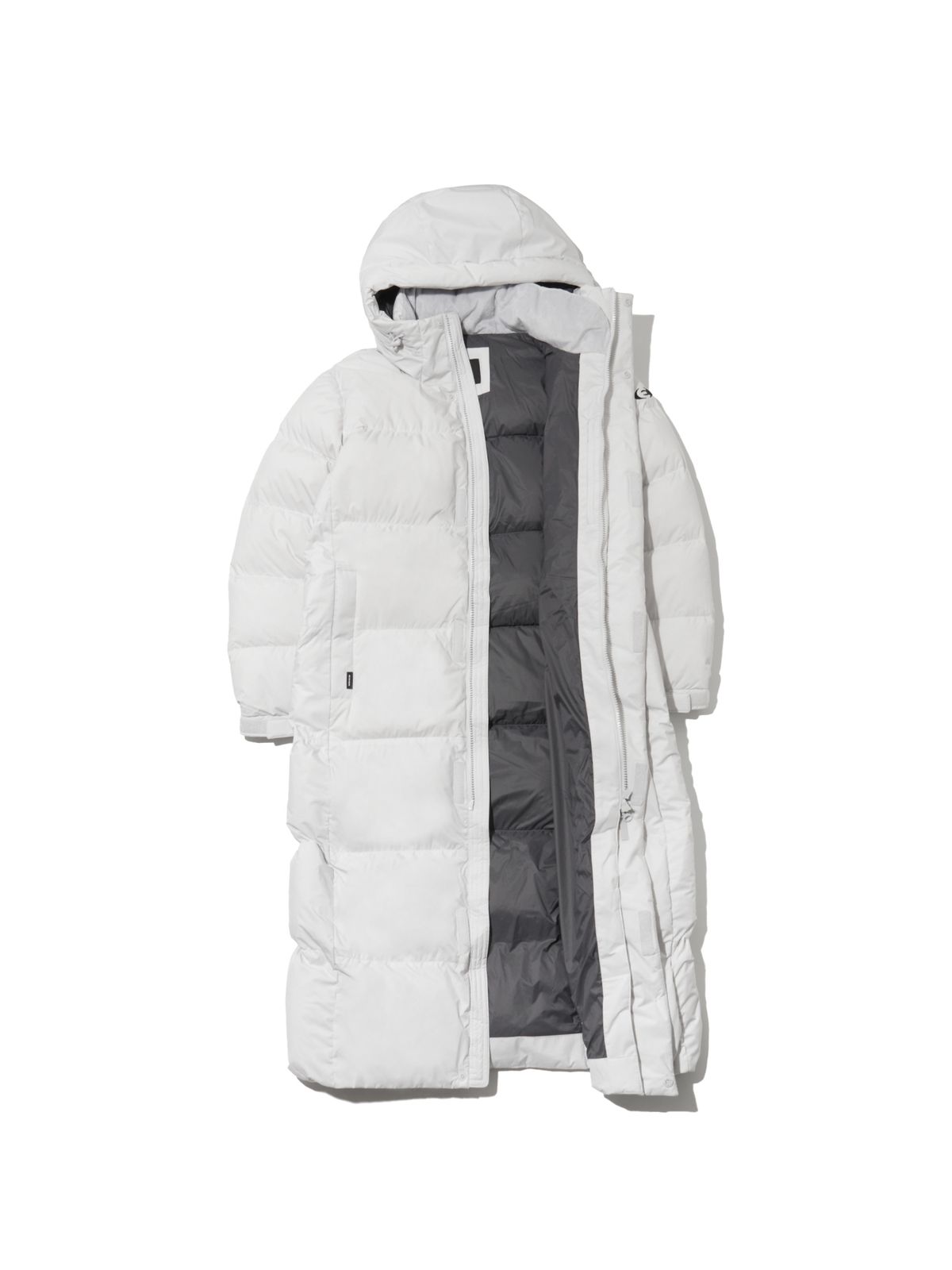 아이더(EIDER) POP ON ZETA 2.5 (제타 2.5) UNI 롱 다운 자켓_Light Grey_DUW25591C2