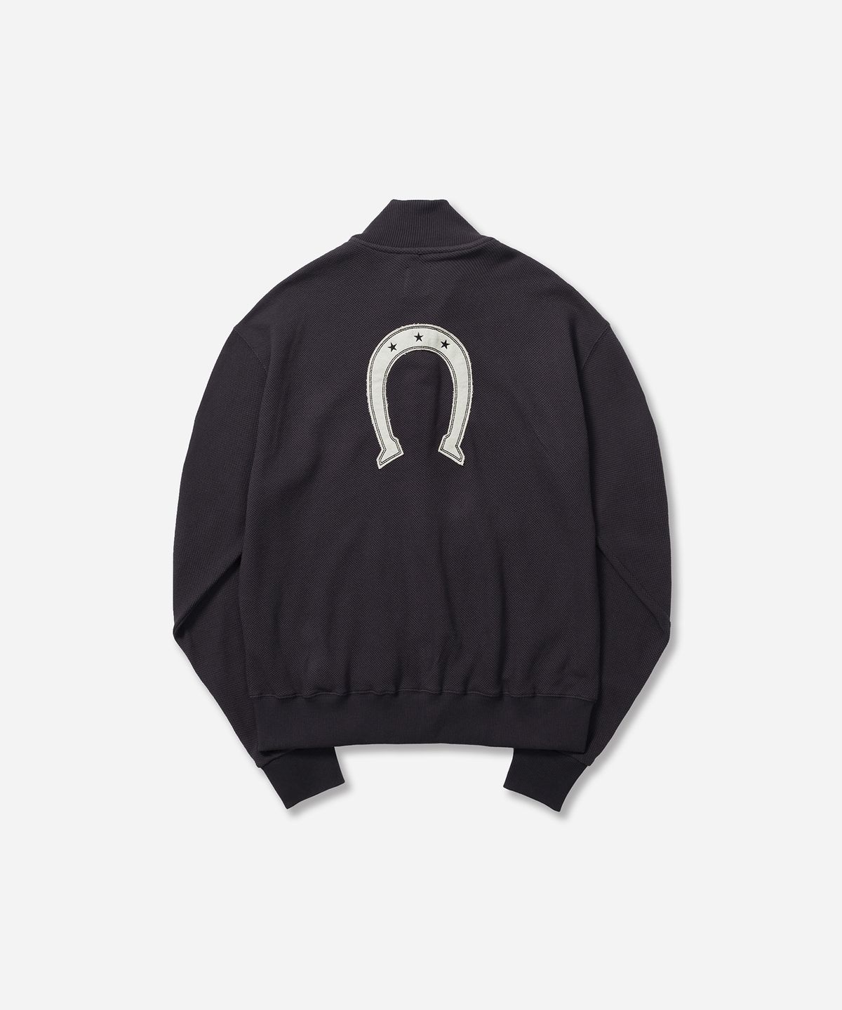 사일런트실러블(SILENTSYLLABLE) Horseshoe zip-up jacket / Purple charcoal