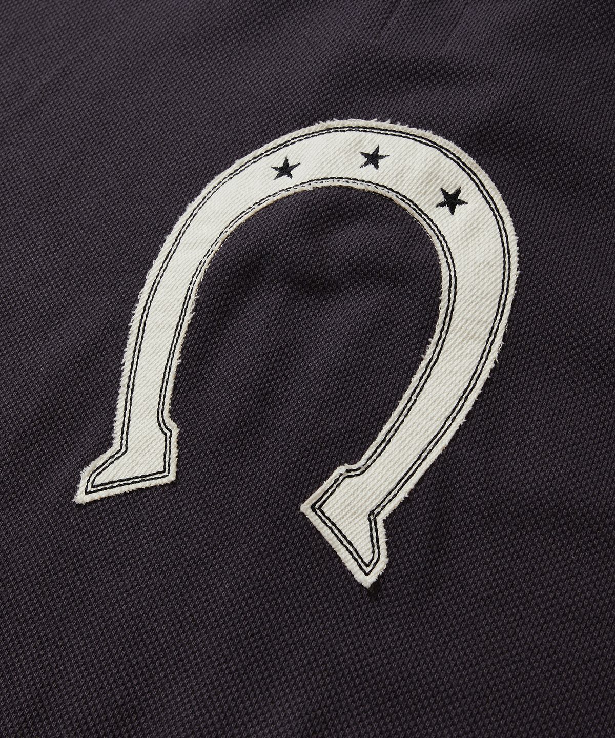 사일런트실러블(SILENTSYLLABLE) Horseshoe zip-up jacket / Purple charcoal
