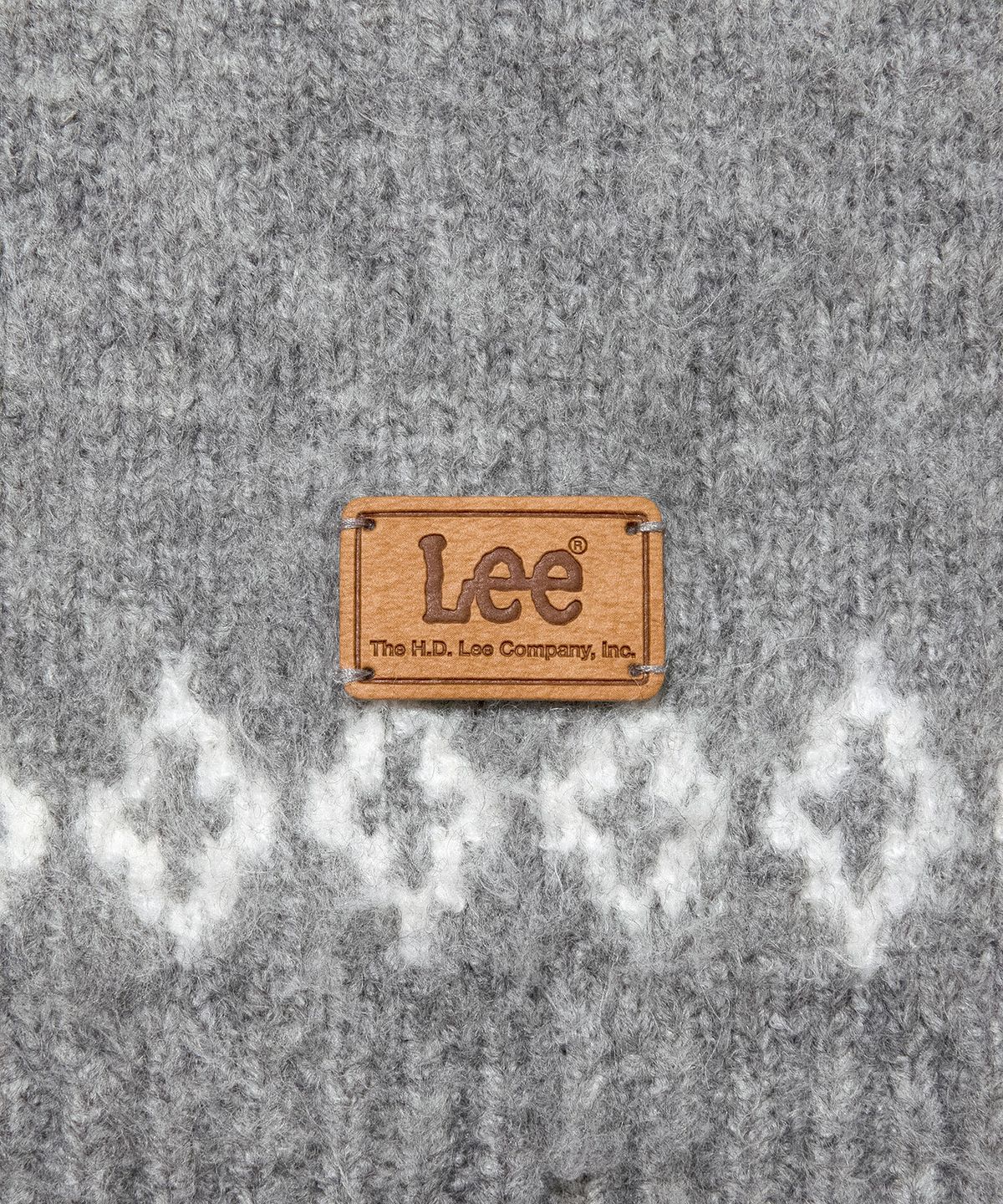 리(LEE) 노르딕 헤어리 가디건 그레이