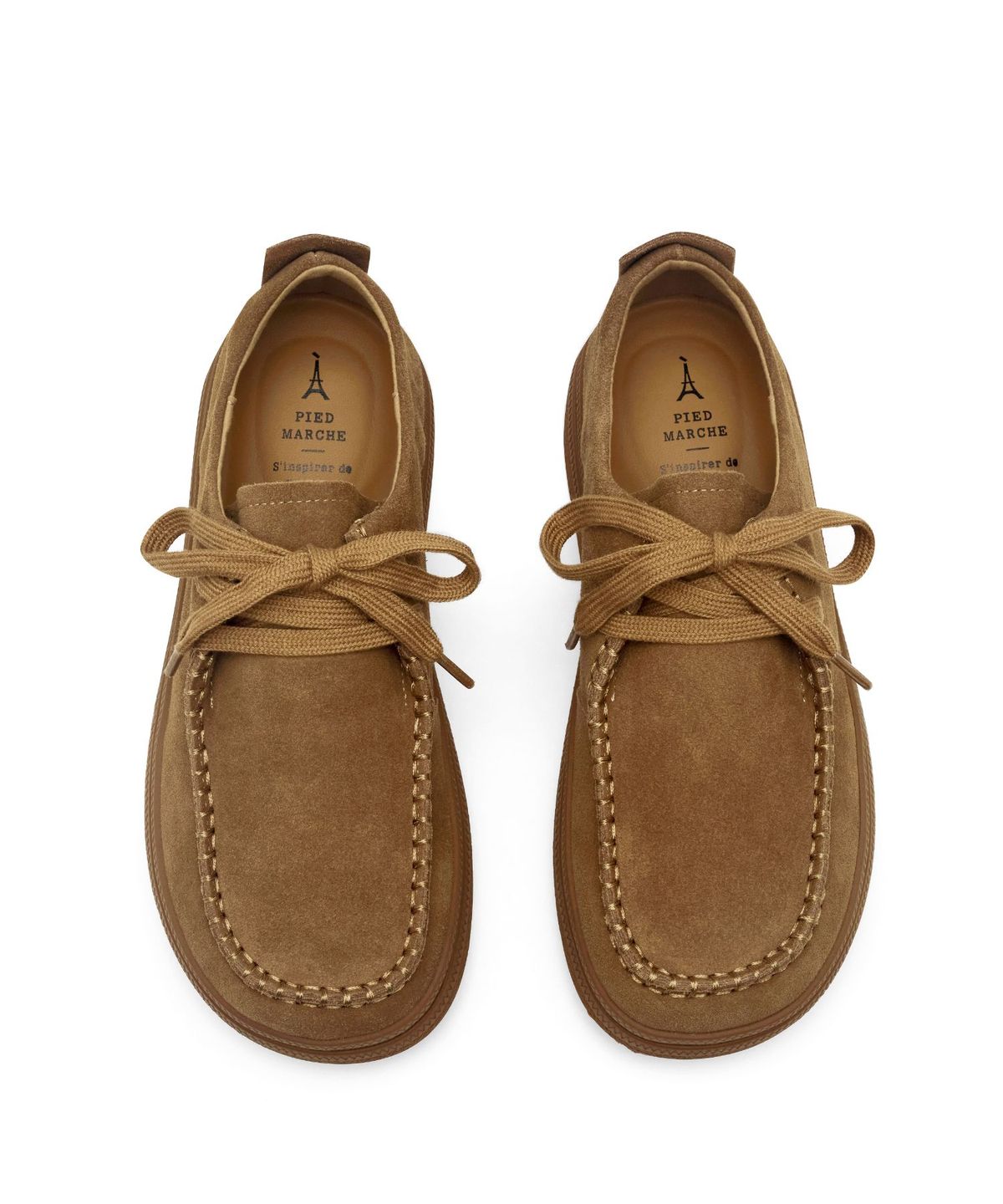 아삐에 마르슈(APIED MARCHE) Deauv 모카신 소가죽 스웨이드 로퍼 4.5cm -PM3053 (2color)