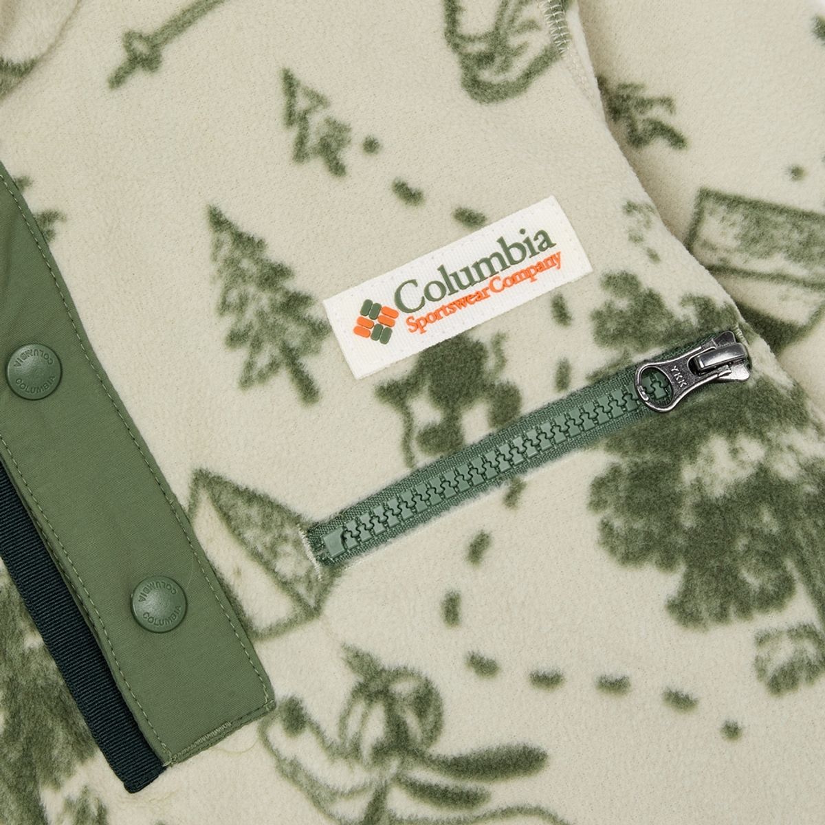 컬럼비아(COLUMBIA) [DISNEY] 키즈 디즈니 하프 스냅 프린티드 플리스 티셔츠