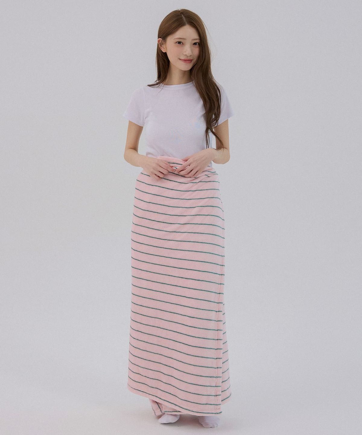 티세르(TESER) 극세사수면 똑딱이 담요 [Blanket] - 2 color