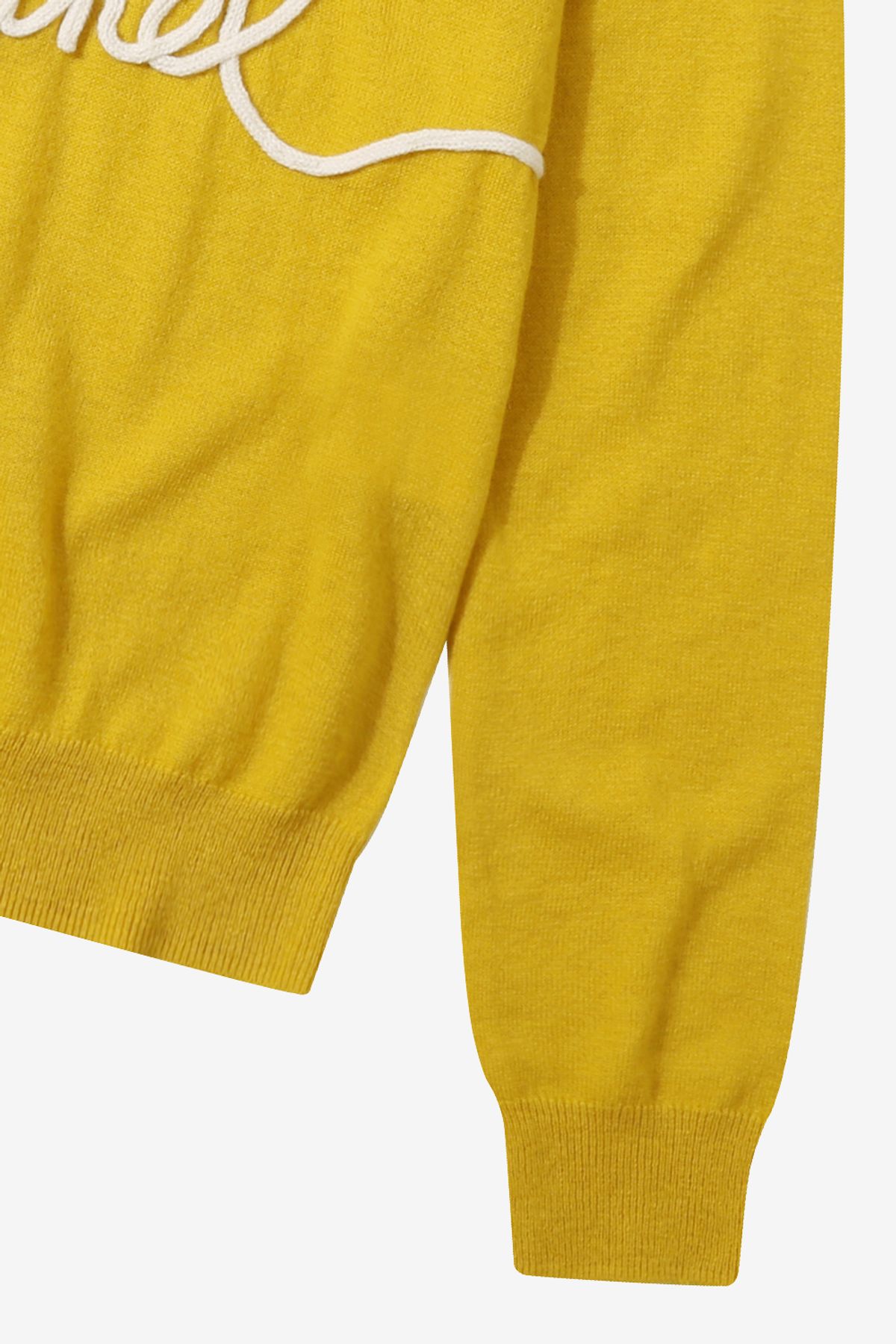 르몽생미셸(LE MONT ST MICHEL) Embroidery sweater_Yellow