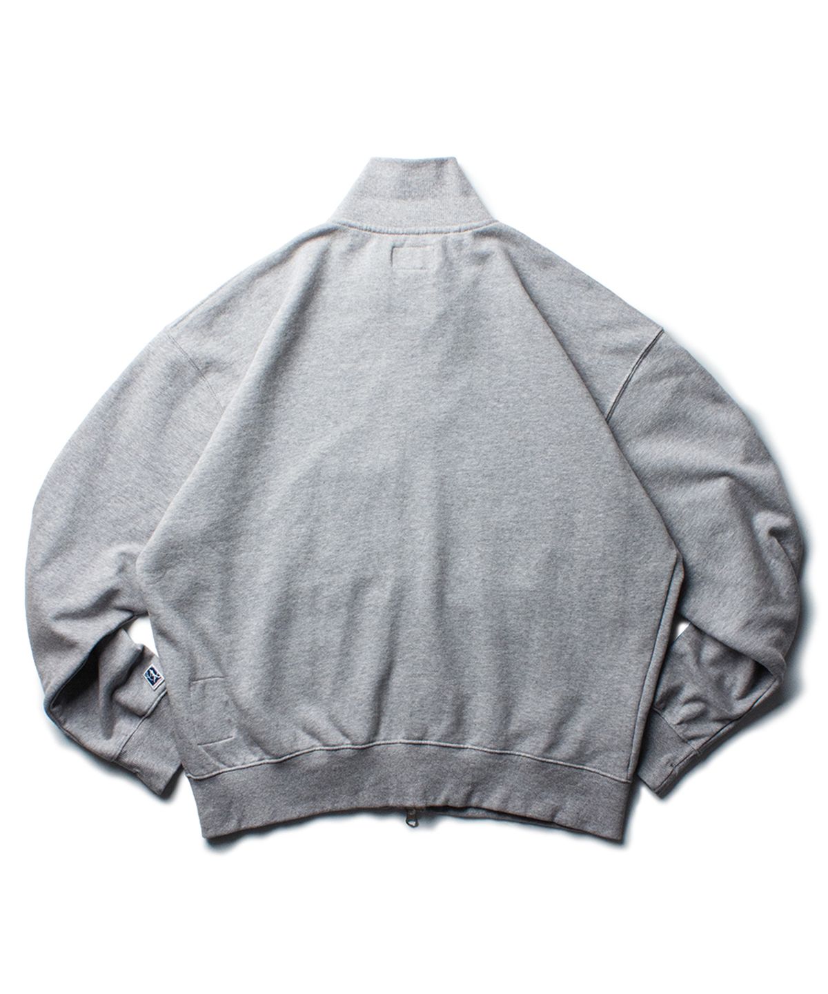 더 레스큐(THE RESQ) CLASSIC PATINA SWEAT TRACK JACKET [ATHLETIC GREY]