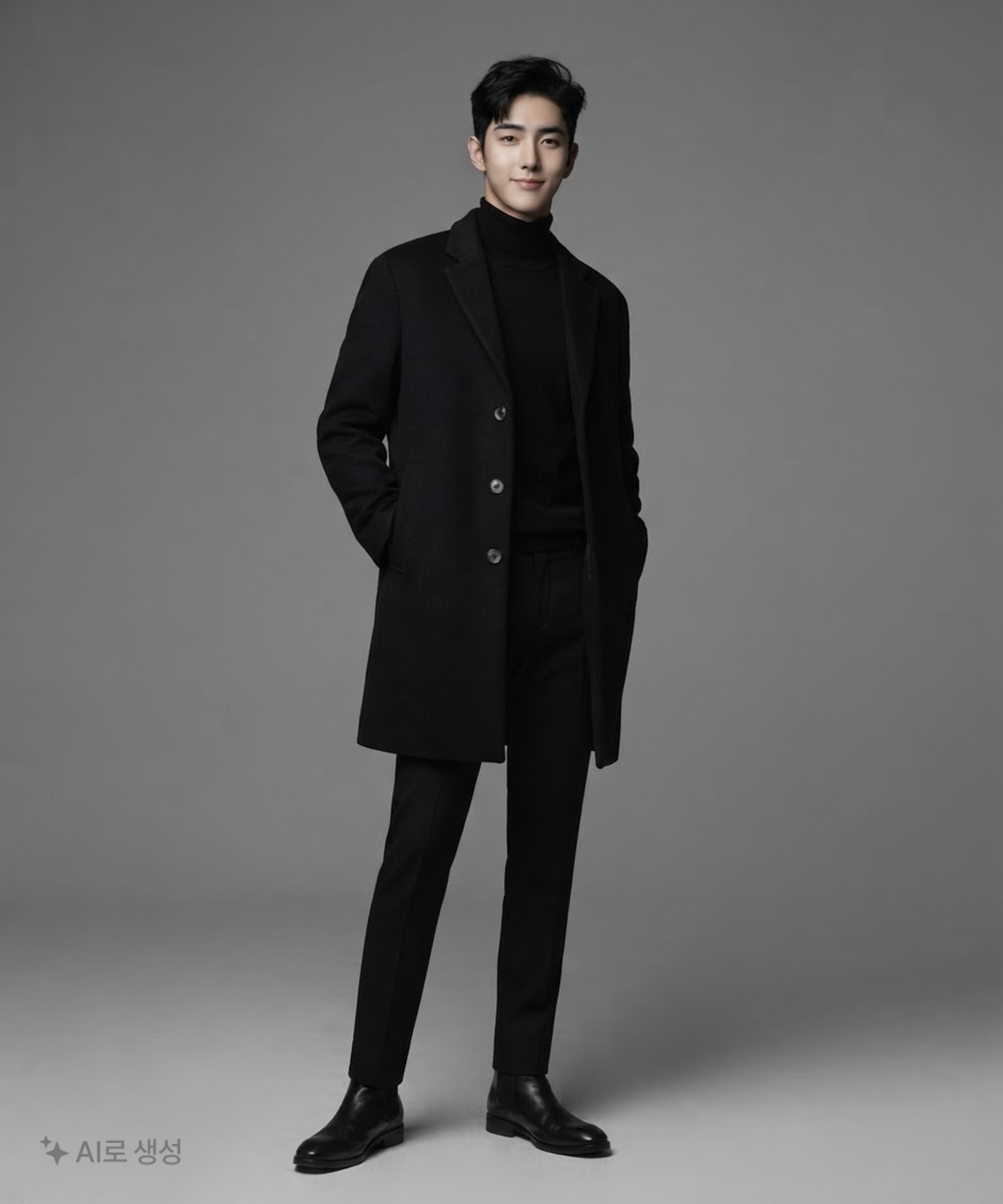 솔리드옴므(Solid Homme) 겨울 기타 코트 L