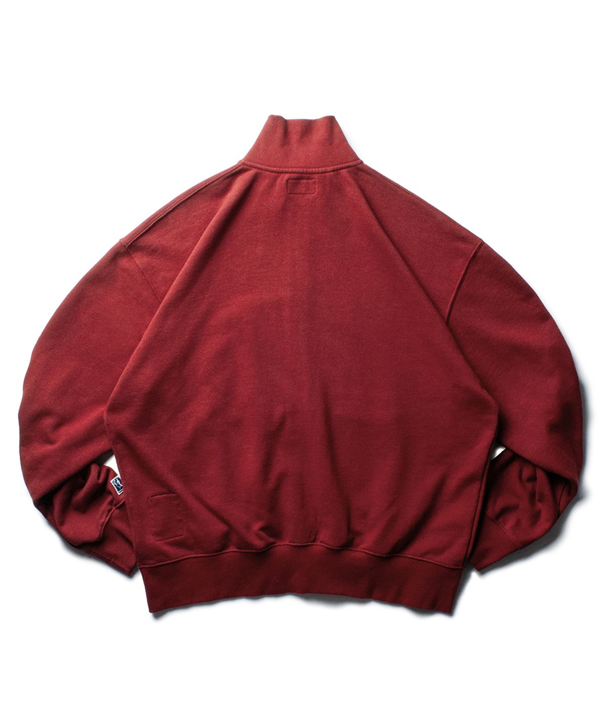더 레스큐(THE RESQ) CLASSIC PATINA SWEAT TRACK JACKET [VINTAGE CRIMSON]