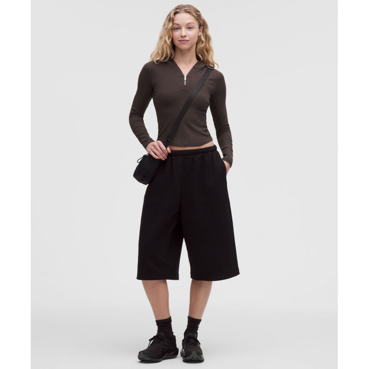 룰루레몬(LULULEMON) 홀드 타이트 후드 하프집  MAMU