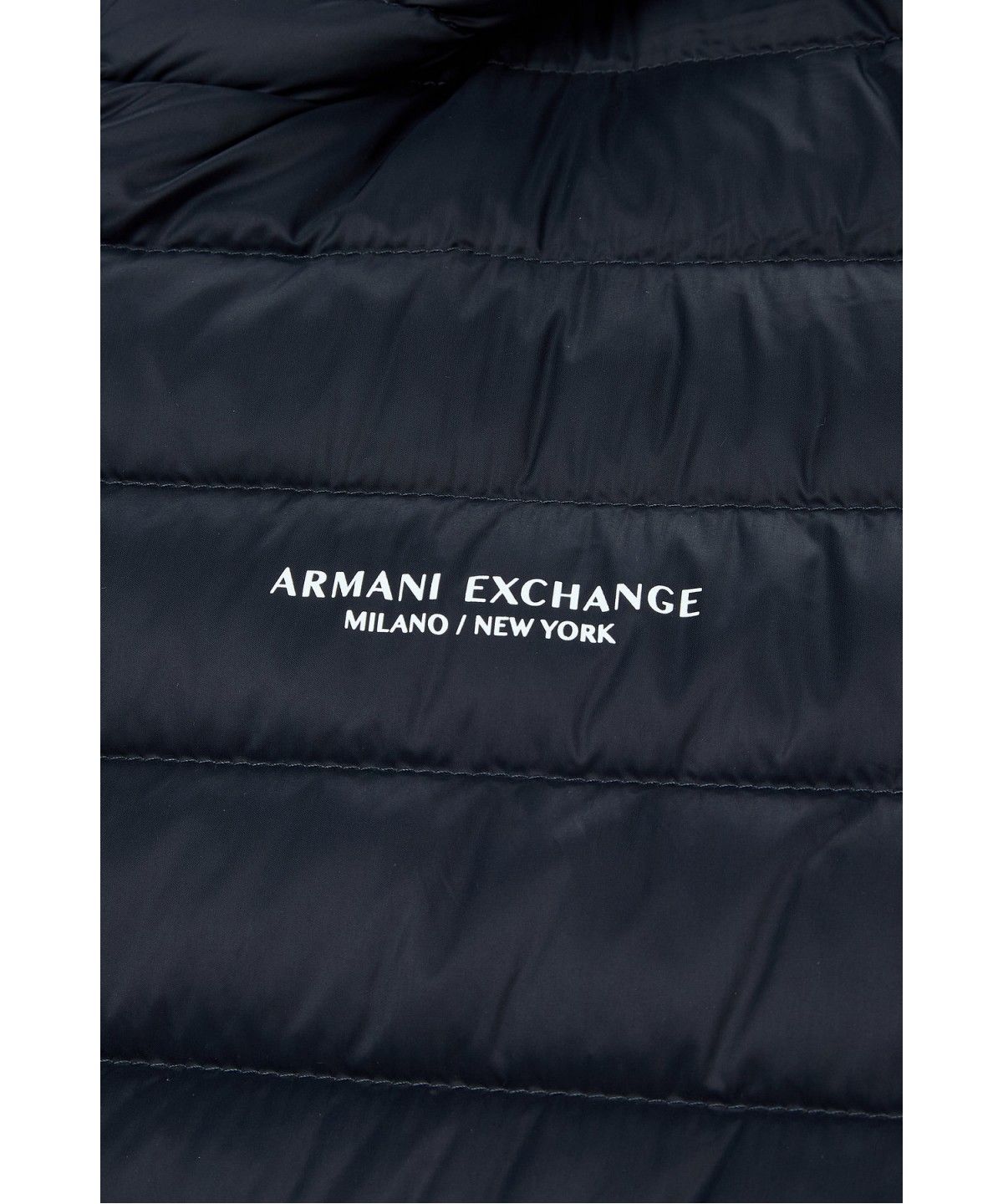 아르마니 익스체인지(ARMANI EXCHANGE) 남성 미니 로고 라이트 다운 자켓 _다크 네이비_A416310100