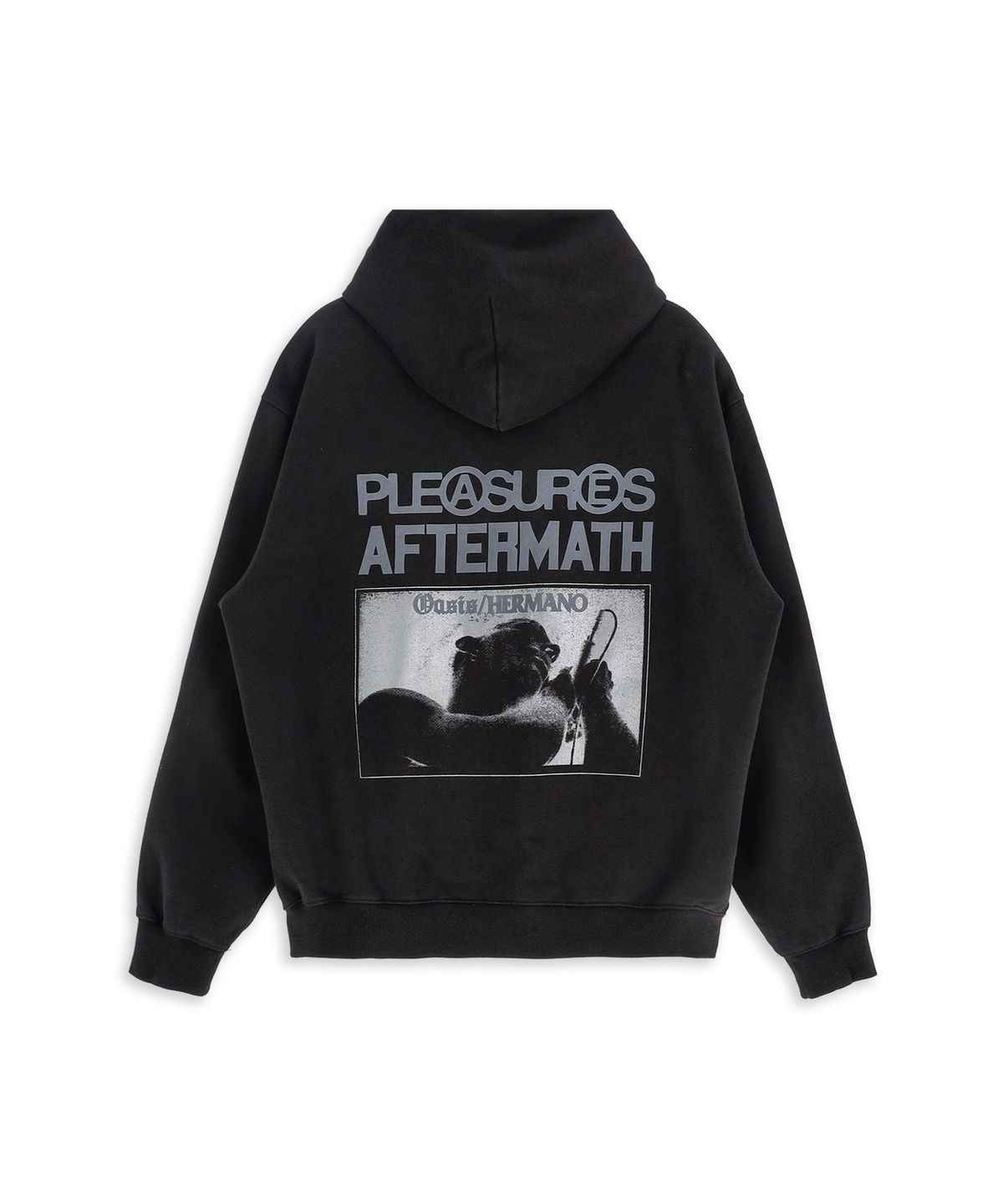 애프터매스(AFTERMATH) ATM X PLEASURES SPRITUAL WASHED HOODIE ZIP