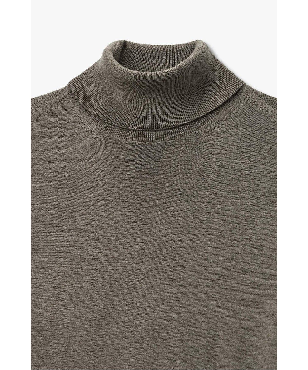 아르마니 익스체인지(ARMANI EXCHANGE) 남성 리오셀 블렌드 터틀넥 니트 _웜 그레이_A416332004