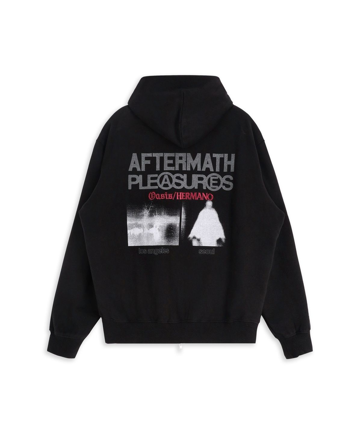 애프터매스(AFTERMATH) ATM X PLEASURES SPIRITUAL HOODIE ZIP