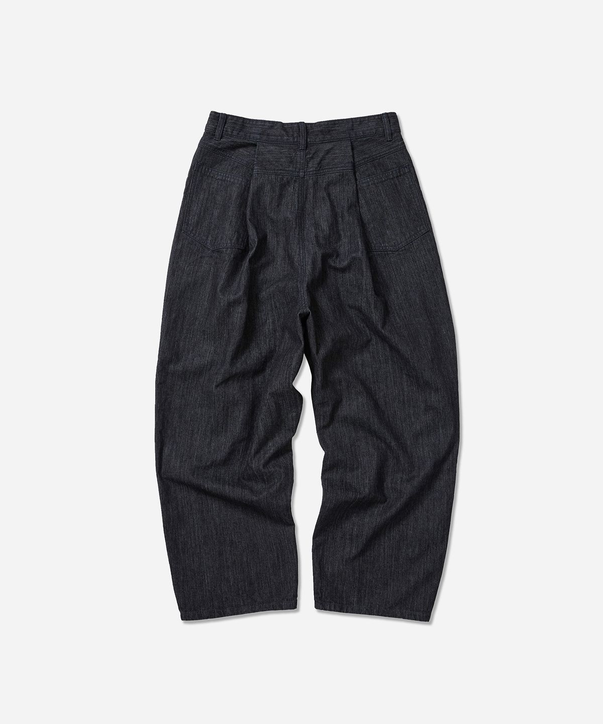 사일런트실러블(SILENTSYLLABLE) Fold back 4tuck denim pants / Indigo charcoal
