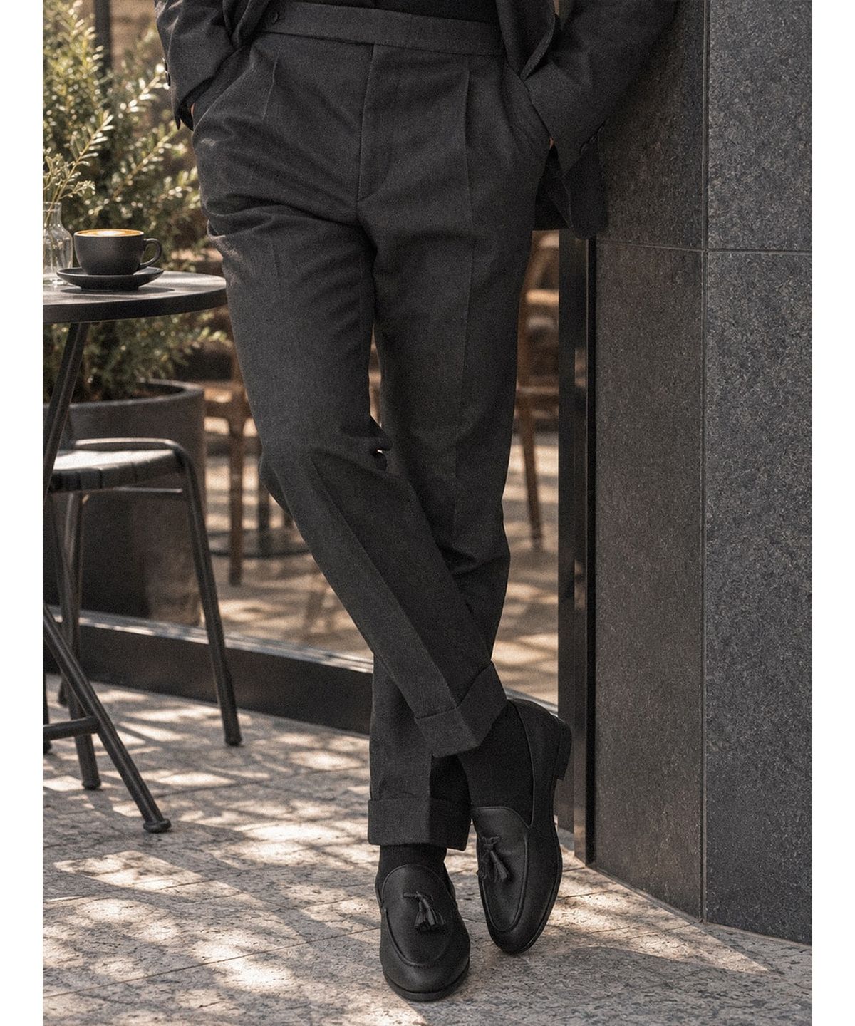 올클래식(ALLCLASSIC) Cimer Tassel Loafers #4415 [Black vegetable]