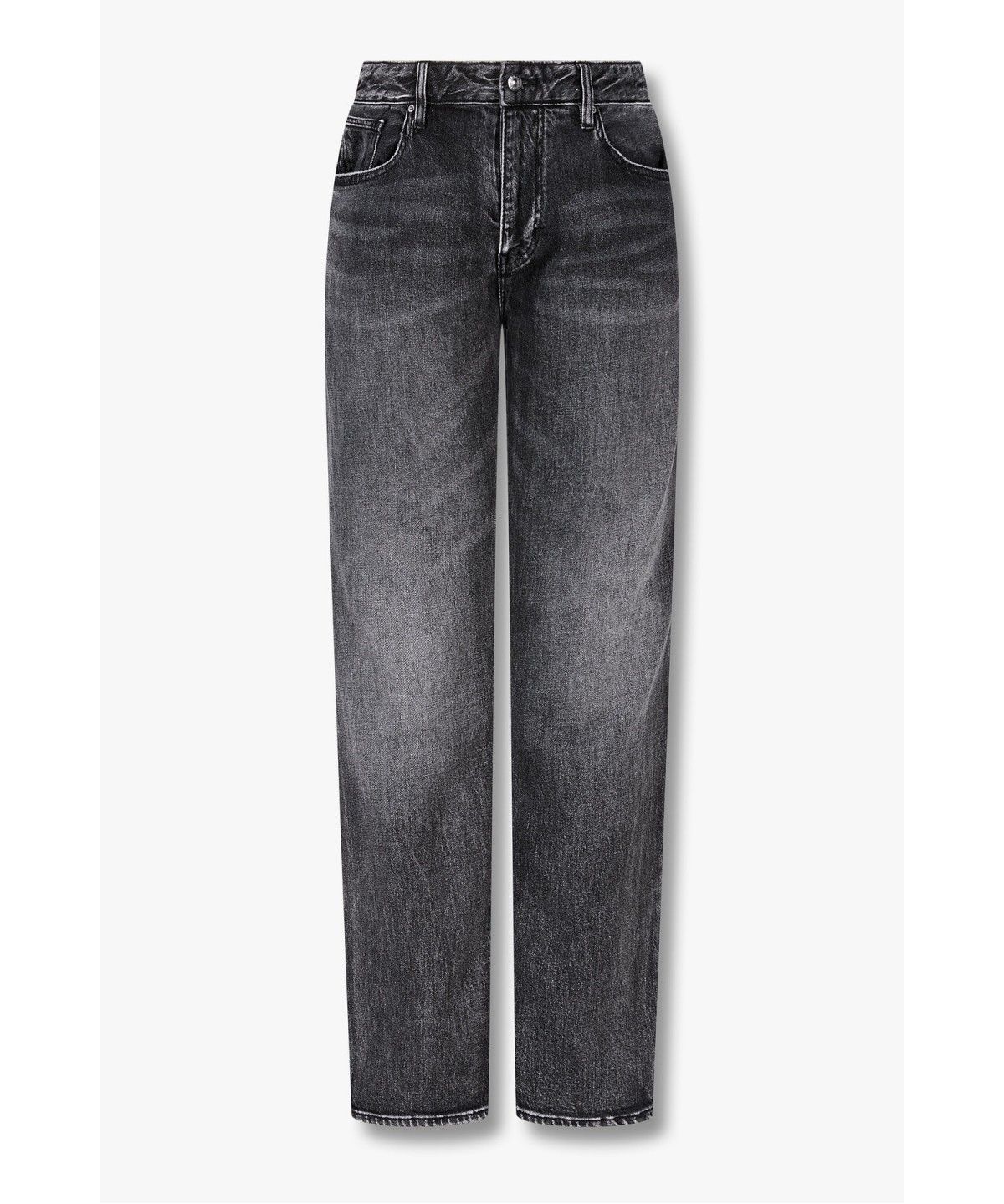 아르마니 익스체인지(ARMANI EXCHANGE) 남성 컴포트 슬림 핏 데님 팬츠 _워시드 블랙_A416340002