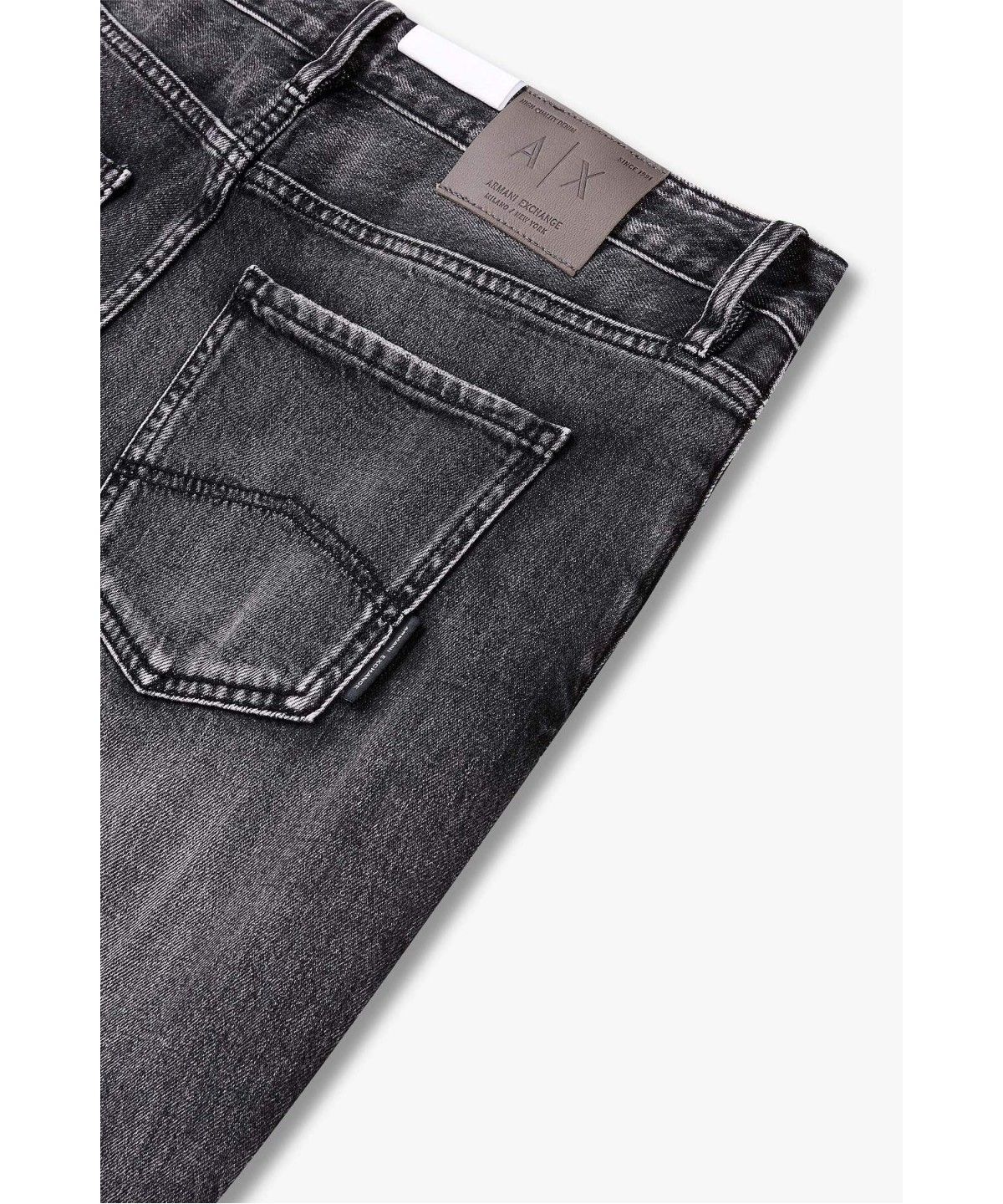 아르마니 익스체인지(ARMANI EXCHANGE) 남성 컴포트 슬림 핏 데님 팬츠 _워시드 블랙_A416340002