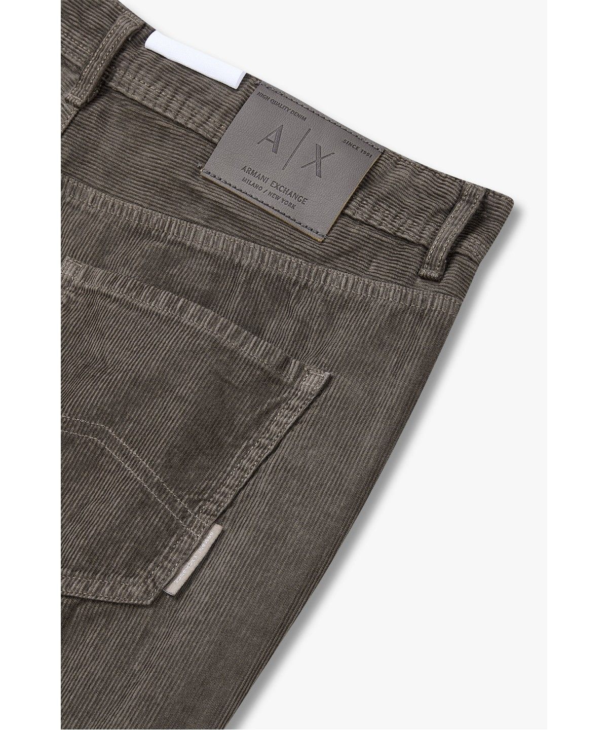 아르마니 익스체인지(ARMANI EXCHANGE) 남성 코듀로이 스트레이트 팬츠 _카키_A416340005