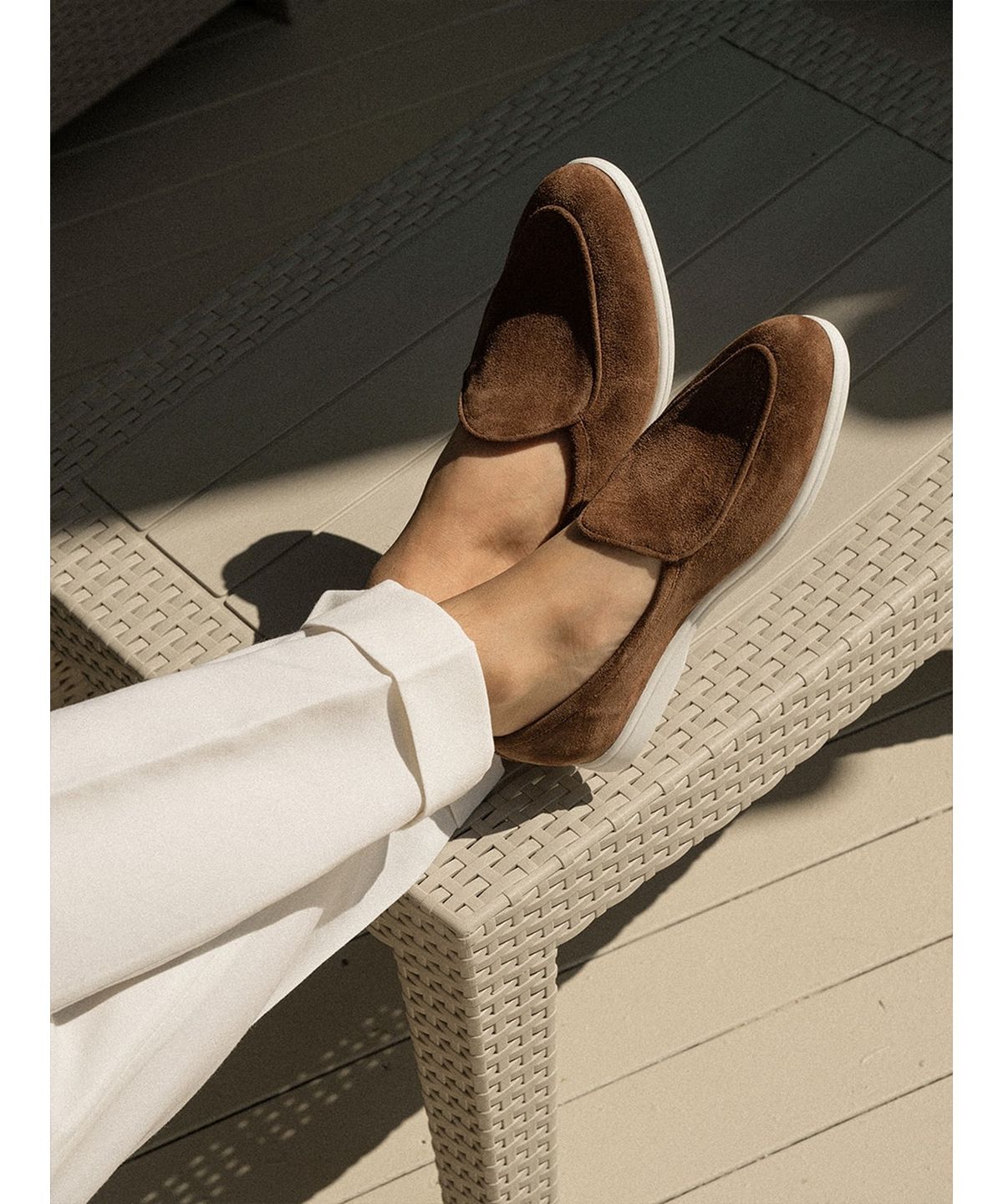 올클래식(ALLCLASSIC) Resort Belgian Loafers #4400W [Brown suede]