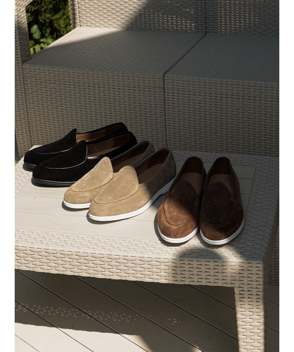 올클래식(ALLCLASSIC) Resort Belgian Loafers #4400W [Brown suede]